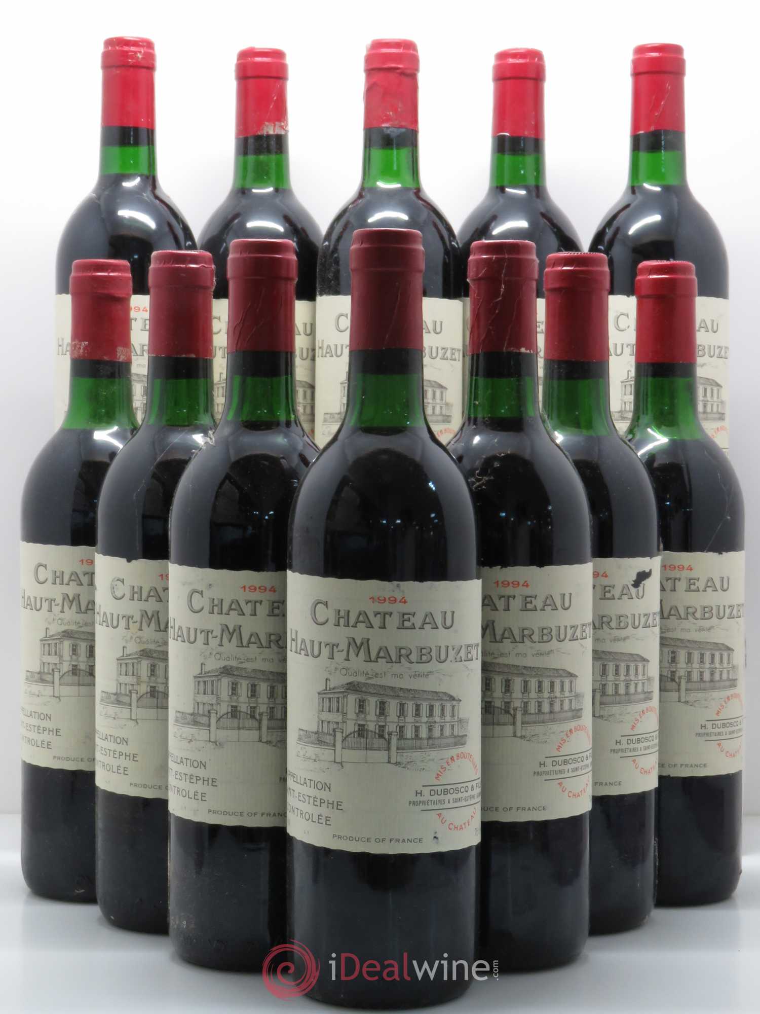 Château Haut Marbuzet 1994 - Lot de 12 bouteilles - 0
