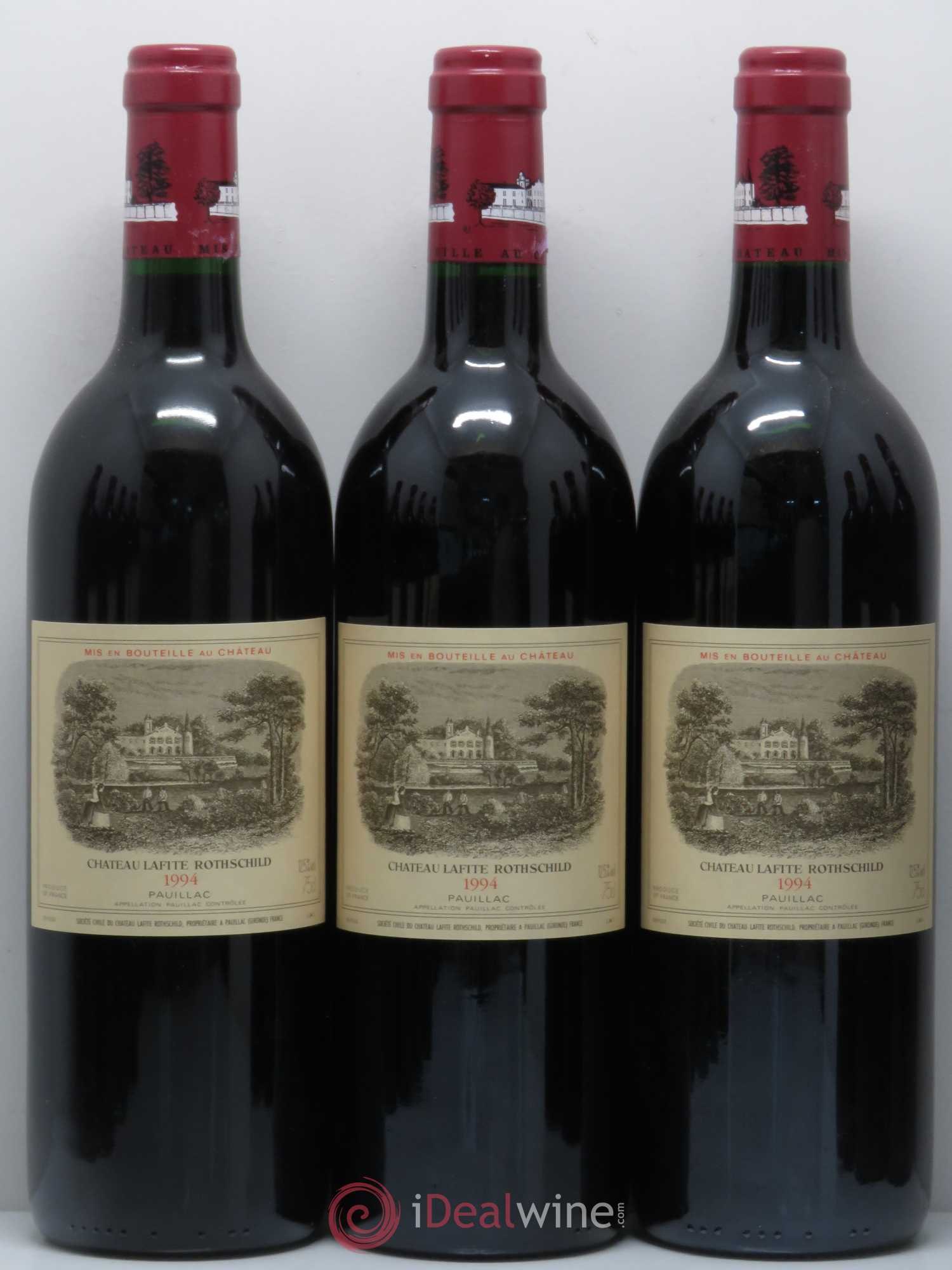 Château Lafite Rothschild 1er Grand Cru Classé 1994 - Lot de 10 bouteilles - 1