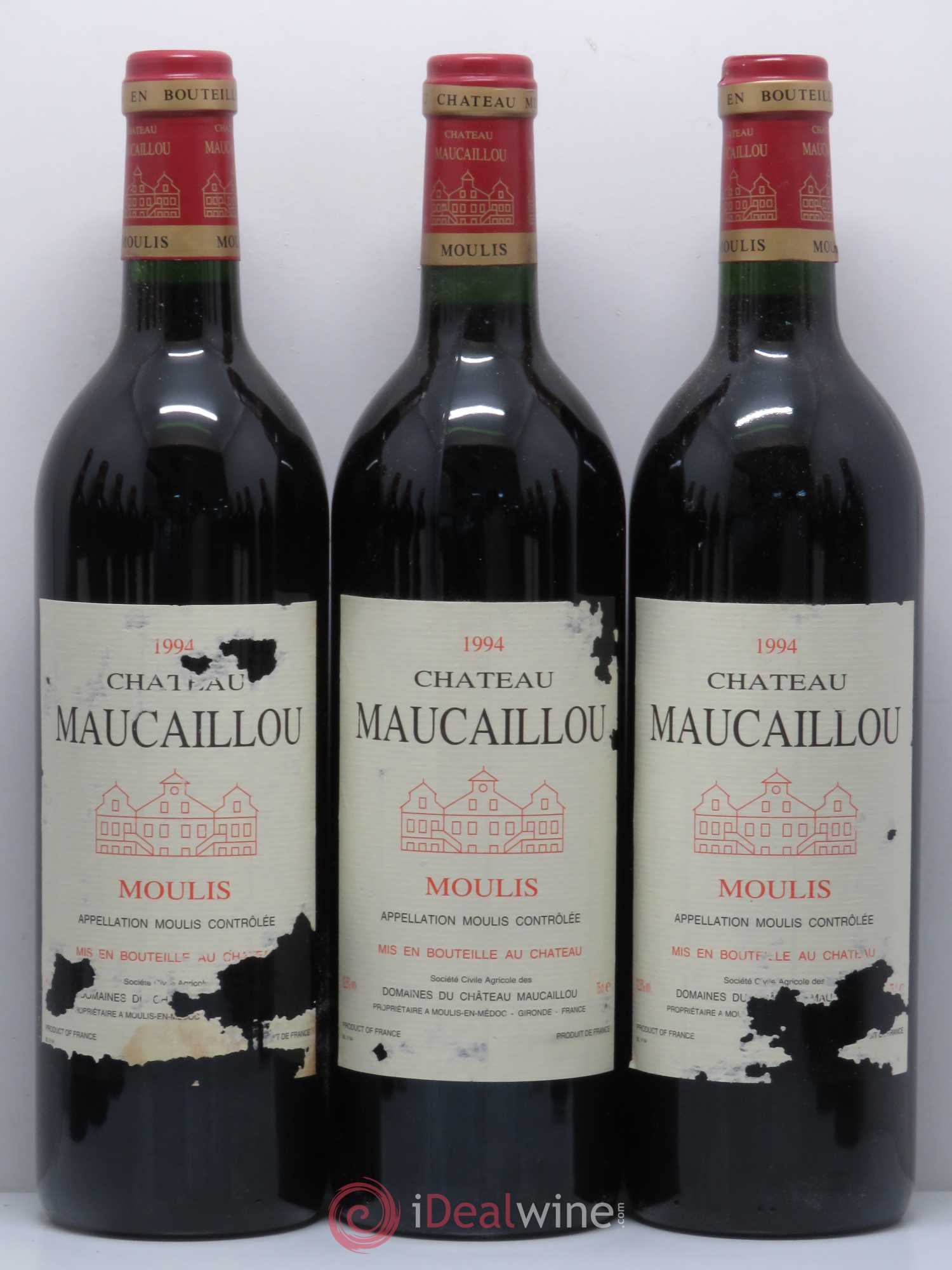 Château Maucaillou 1994 - Lot de 12 bouteilles - 1