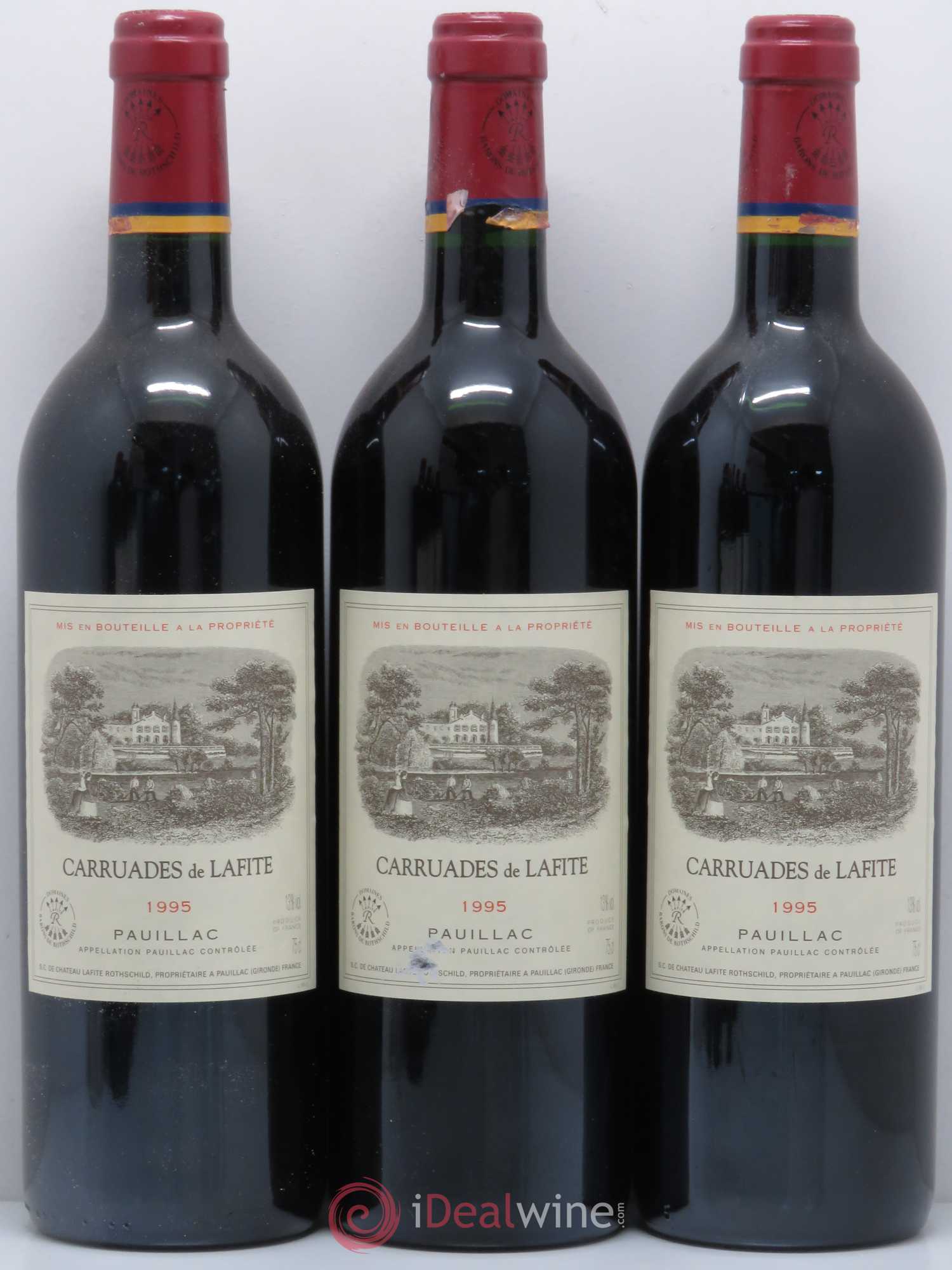 Carruades de Lafite Rothschild Second Vin 1995 - Lot de 6 bouteilles - 1