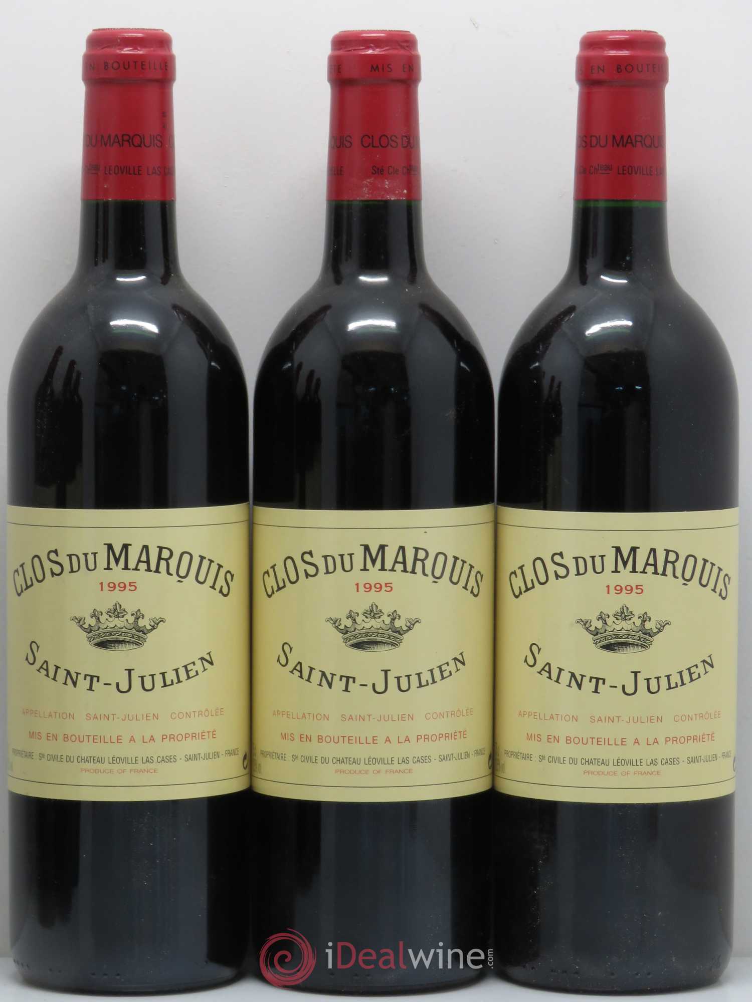 Clos du Marquis 1995 - Lot de 6 bouteilles - 1