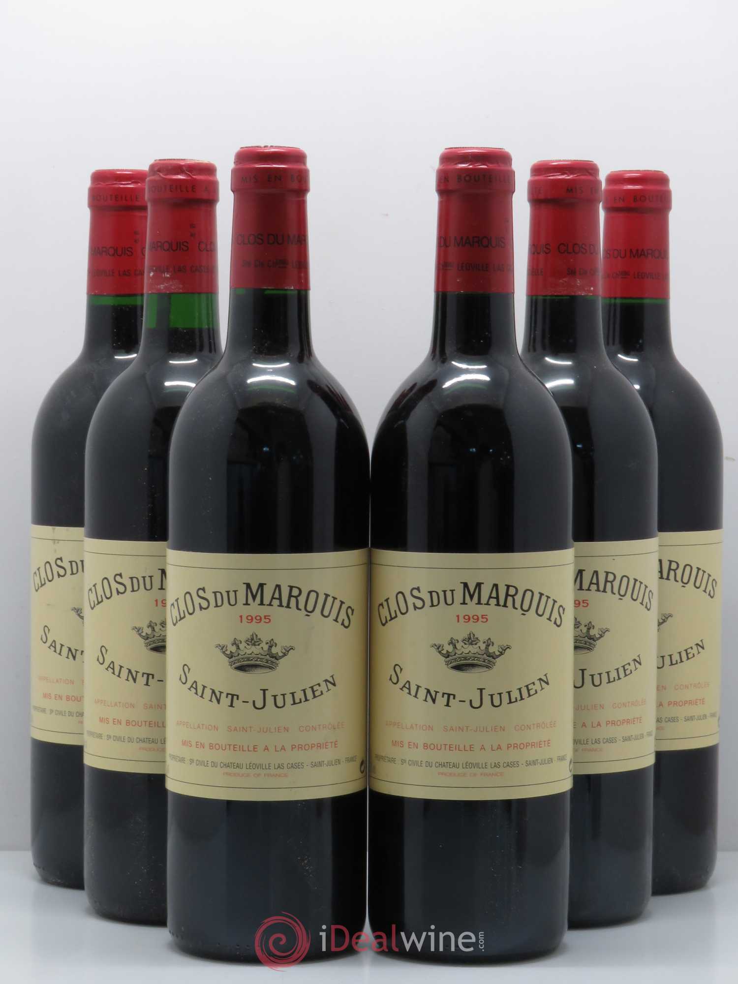 Clos du Marquis 1995 - Lot de 6 bouteilles - 0