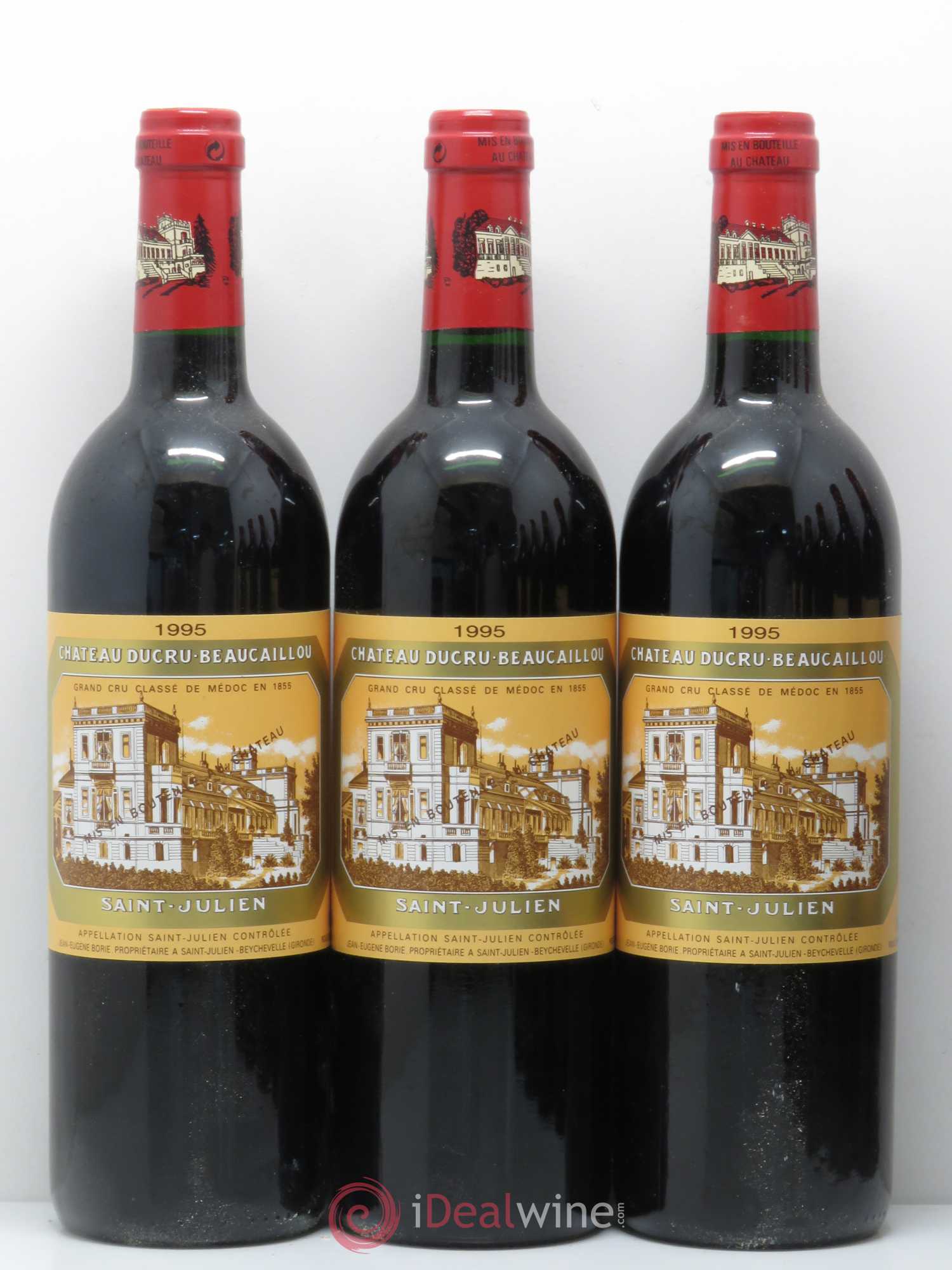 Château Ducru Beaucaillou 2ème Grand Cru Classé 1995 - Lot de 8 bouteilles - 1