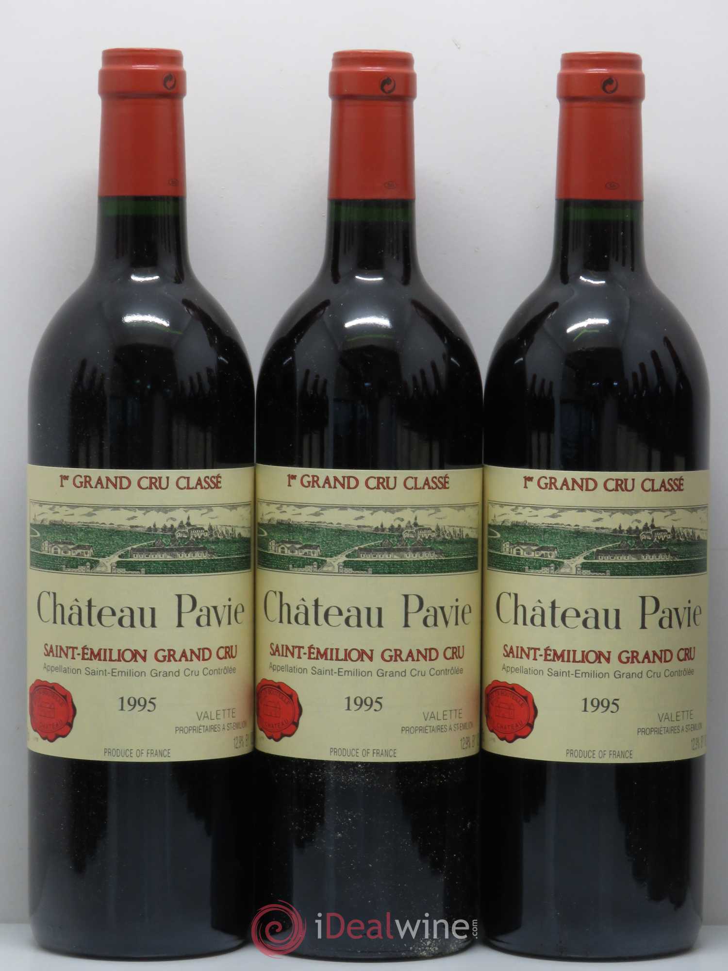 Château Pavie 1er Grand Cru Classé A 1995 - Lot de 12 bouteilles - 1