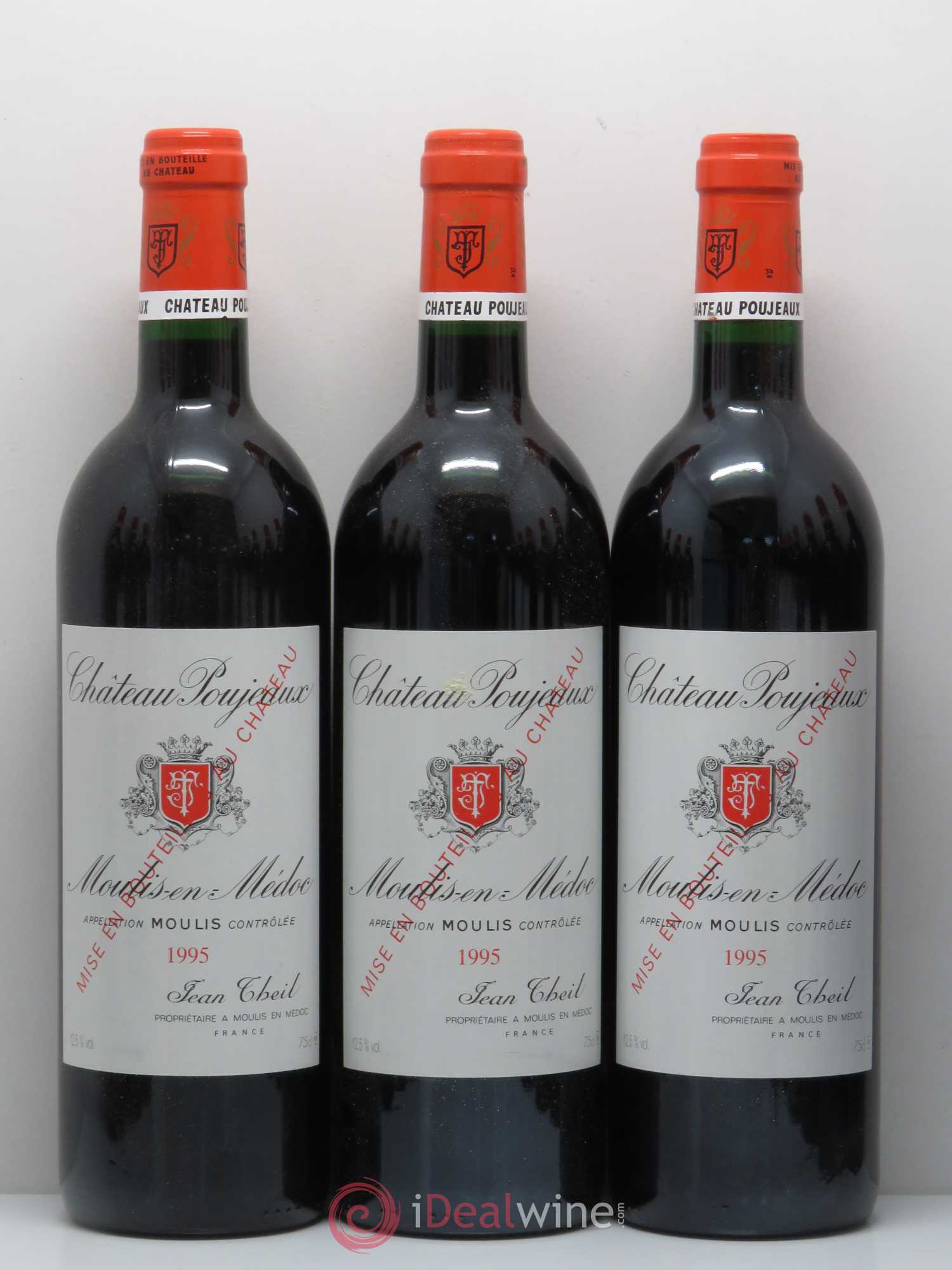 Château Poujeaux 1995 - Lot de 12 bouteilles - 1