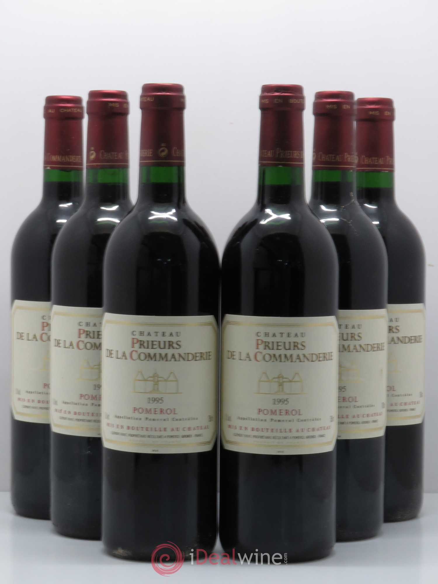 Pomerol Prieur de la Commanderie 1995 - Posten von 6 Flaschen - 0