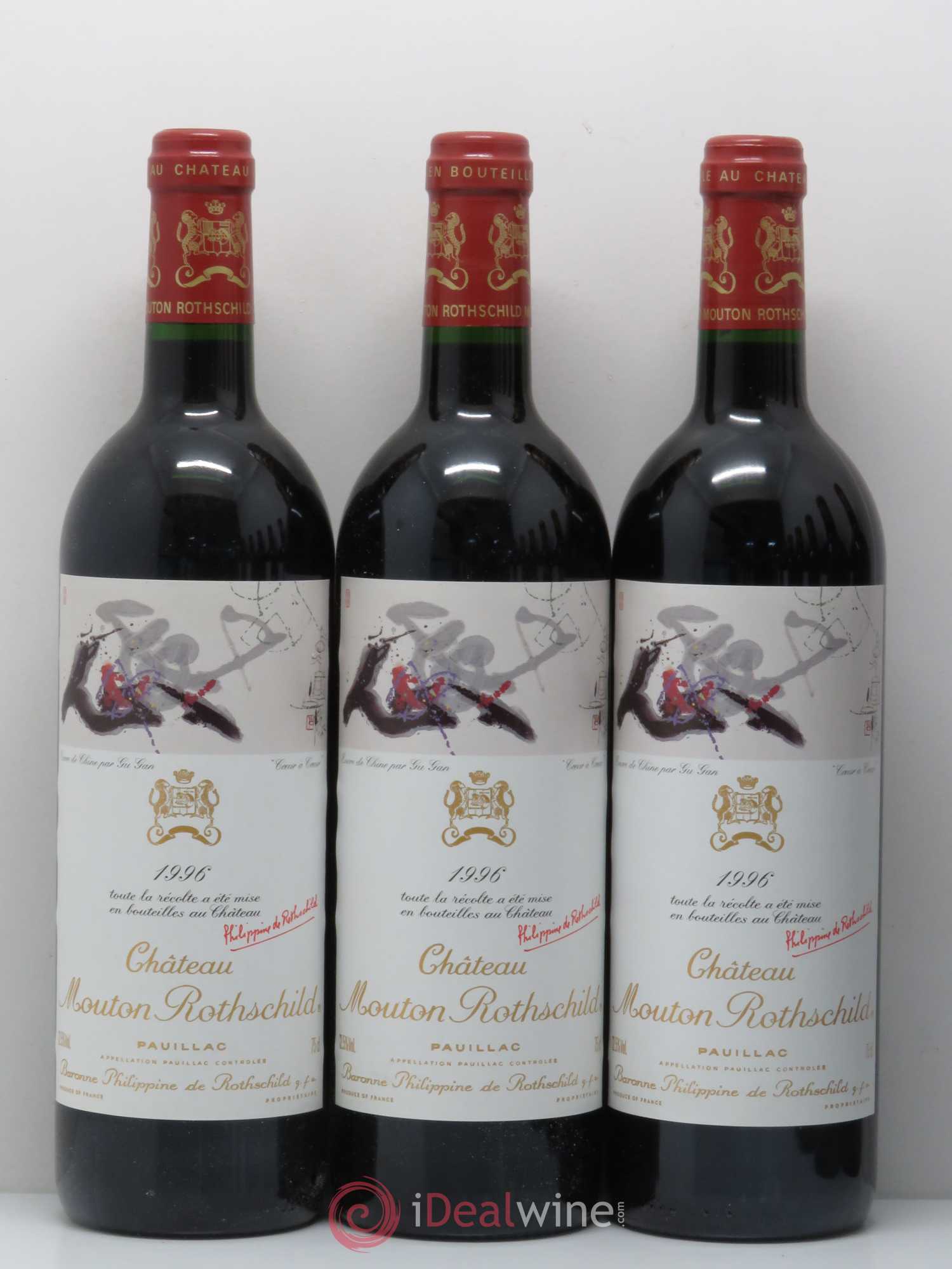 Château Mouton Rothschild 1er Grand Cru Classé 1996 - Lot de 12 bouteilles - 2