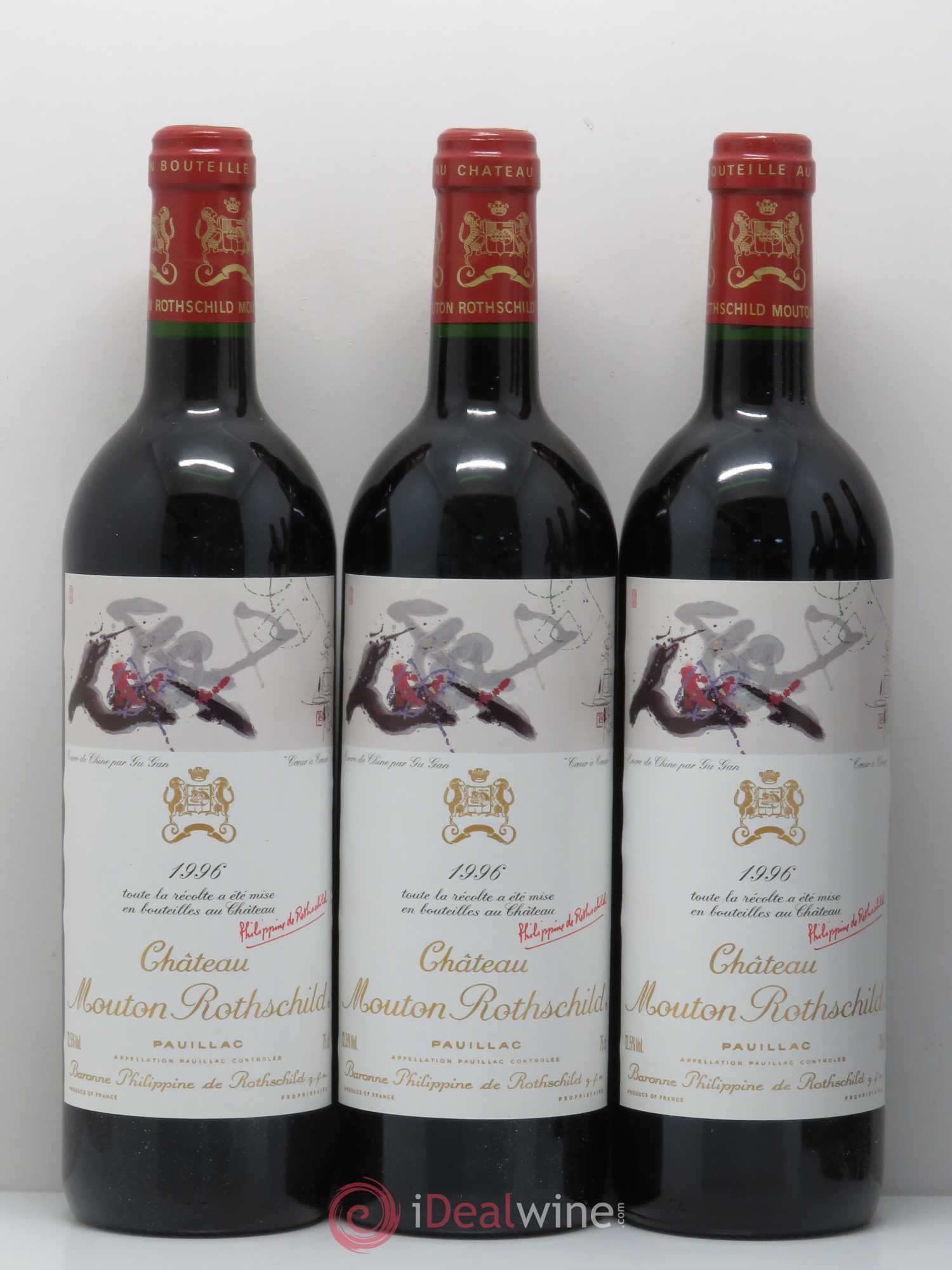 Château Mouton Rothschild 1er Grand Cru Classé 1996 - Lot de 12 bouteilles - 3