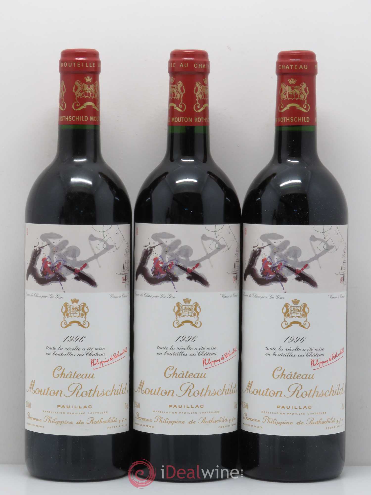 Château Mouton Rothschild 1er Grand Cru Classé 1996 - Lot de 12 bouteilles - 4