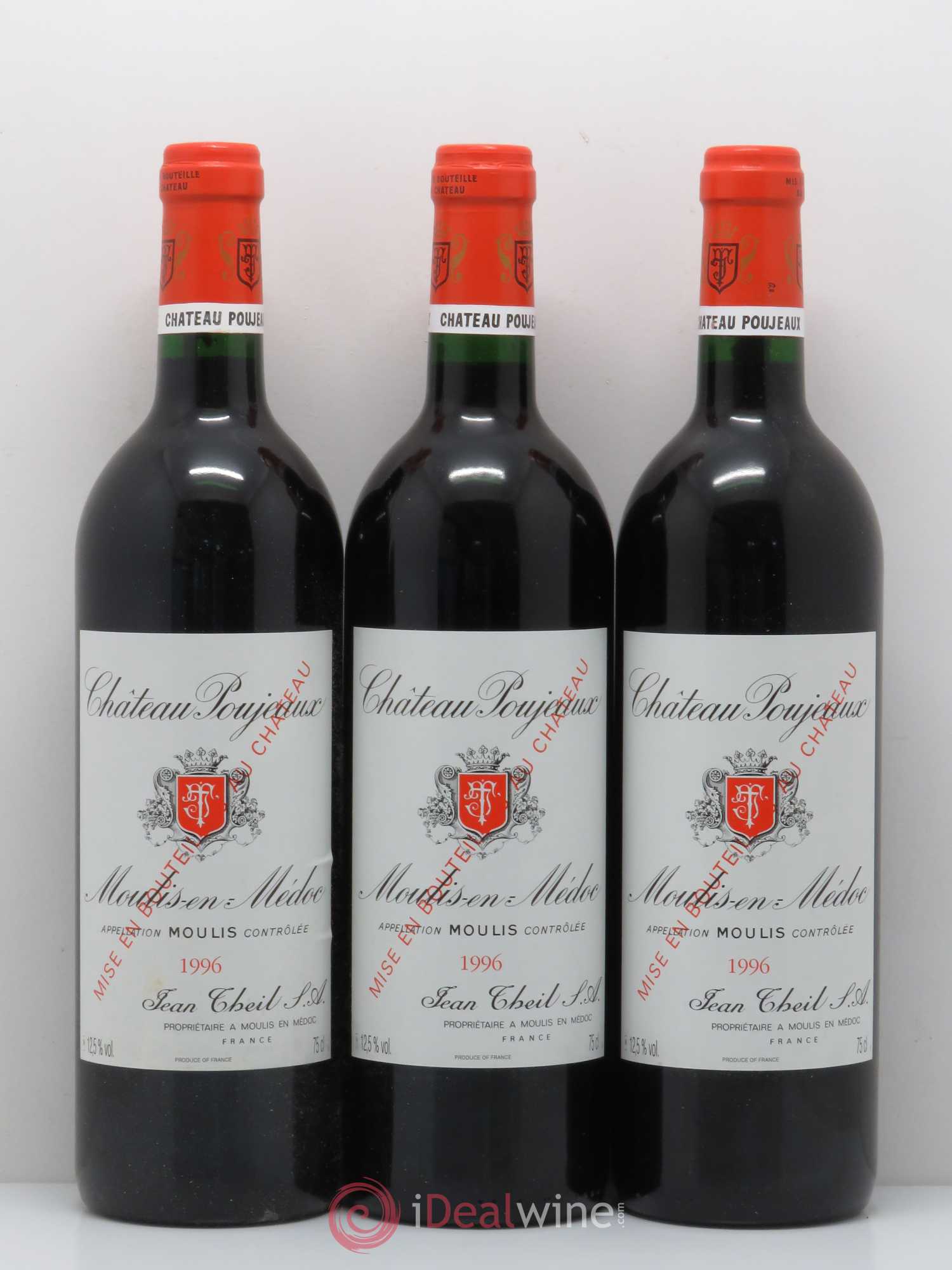Château Poujeaux 1996 - Lot de 12 bouteilles - 4