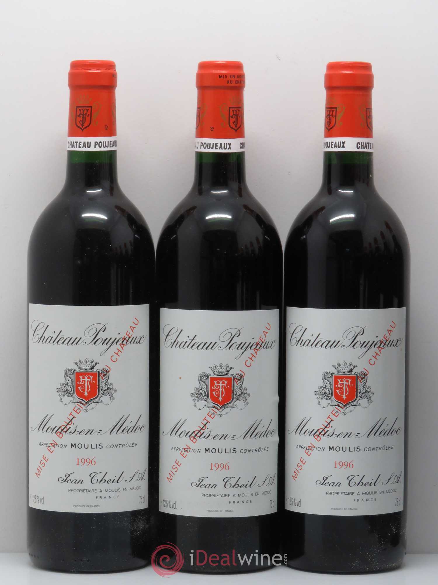 Château Poujeaux 1996 - Lot de 12 bouteilles - 2