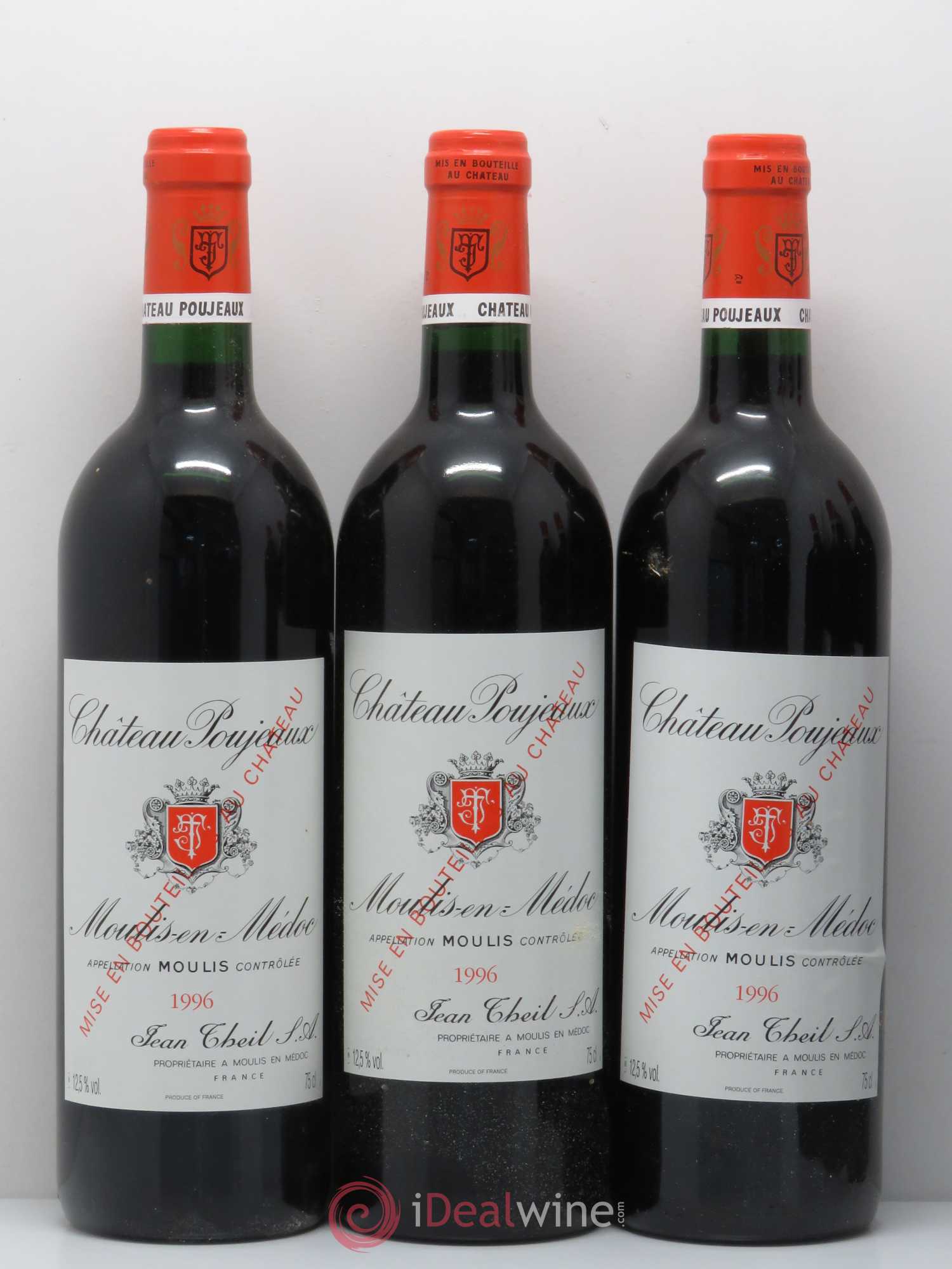 Château Poujeaux 1996 - Lot de 12 bouteilles - 3