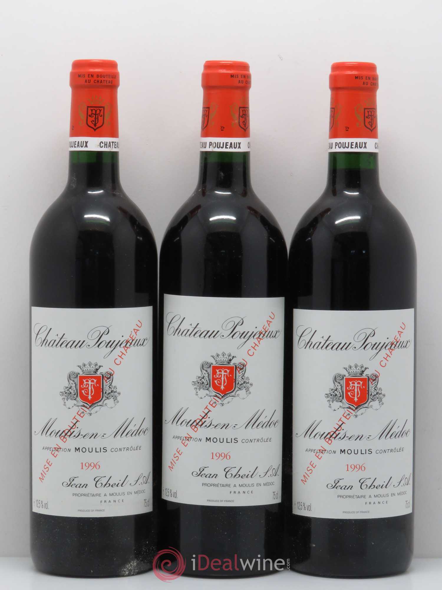 Château Poujeaux 1996 - Lot de 12 bouteilles - 4