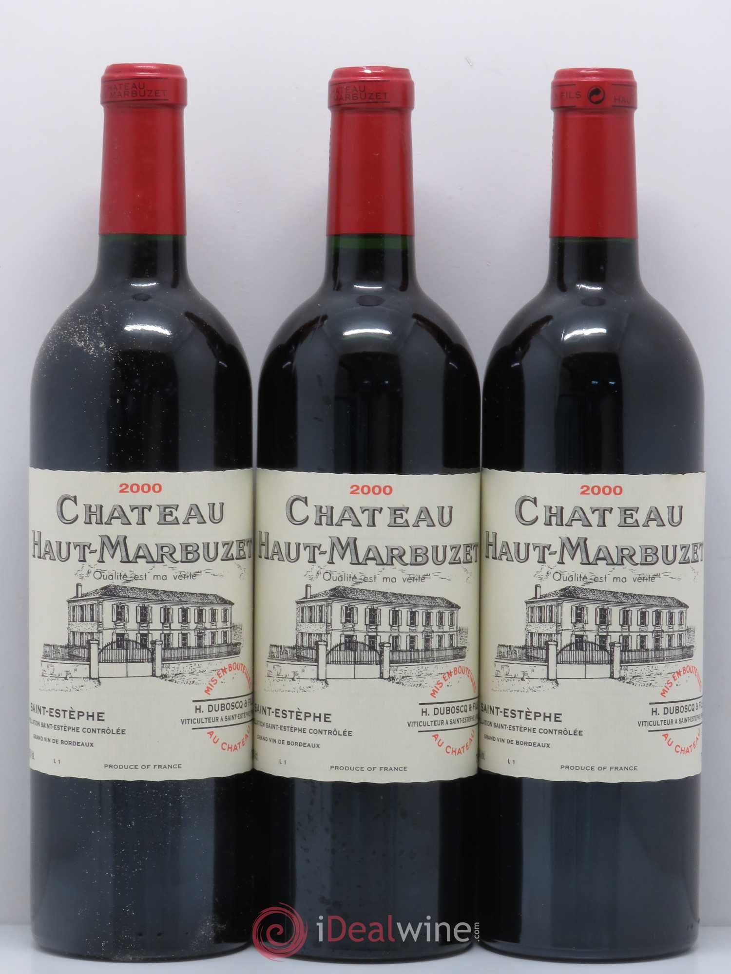 Château Haut Marbuzet 2000 - Lot de 12 bouteilles - 4