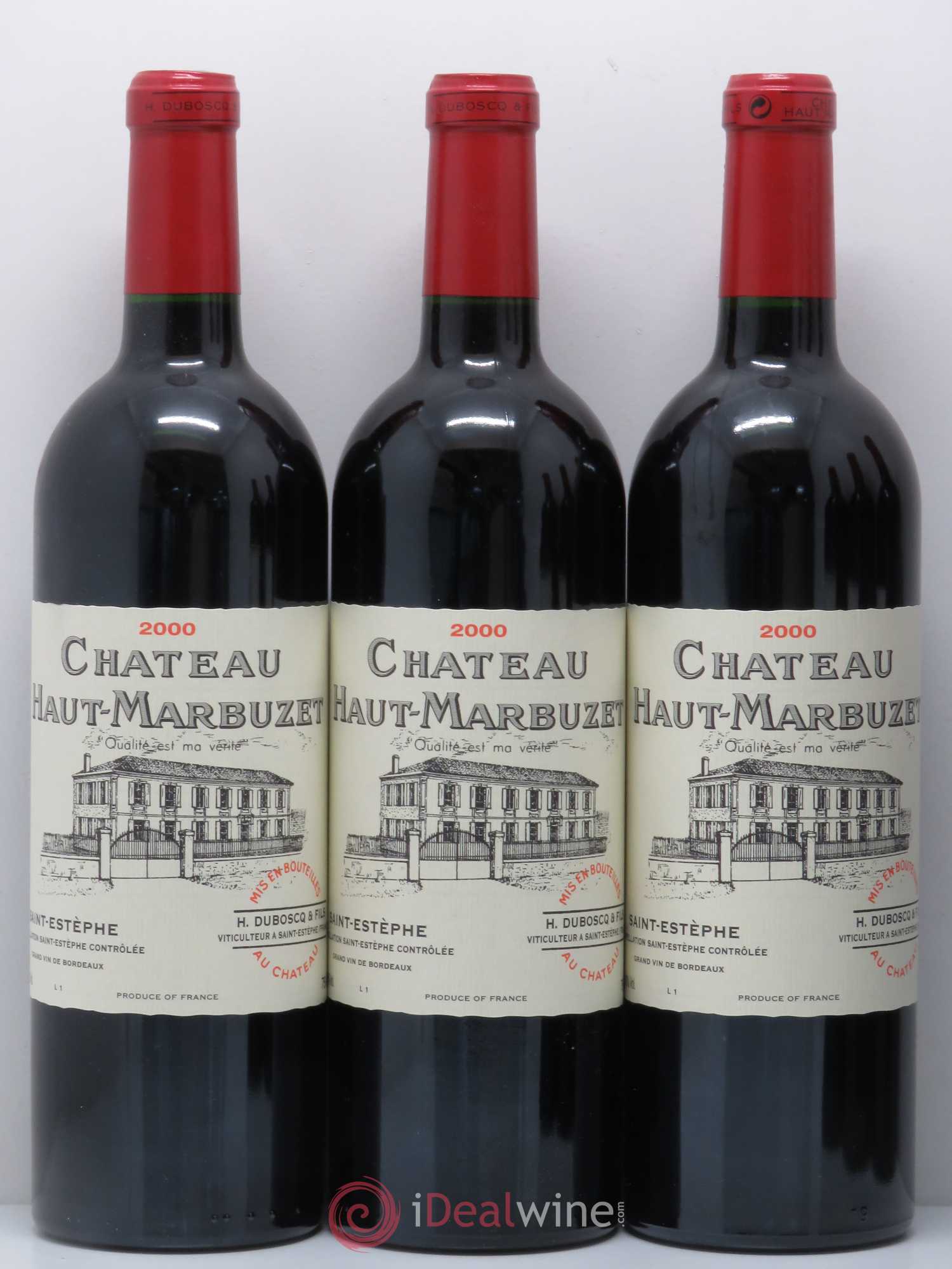 Château Haut Marbuzet 2000 - Lot de 12 bouteilles - 3