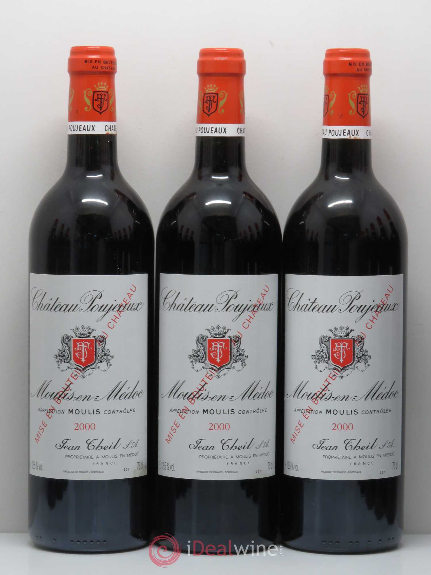 Château Poujeaux 2000 - Lot de 12 bouteilles - 1
