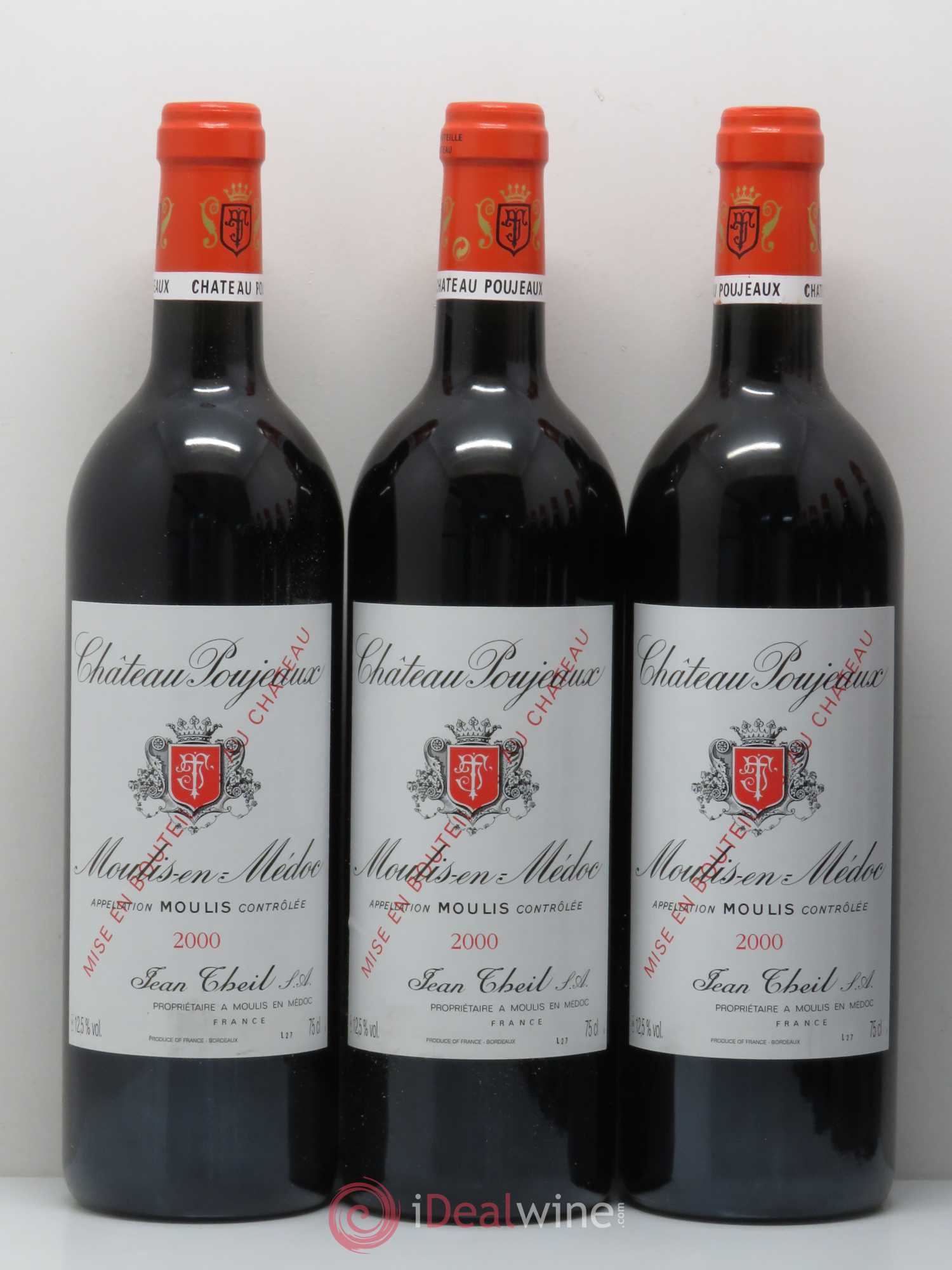 Château Poujeaux 2000 - Lot de 12 bouteilles - 2