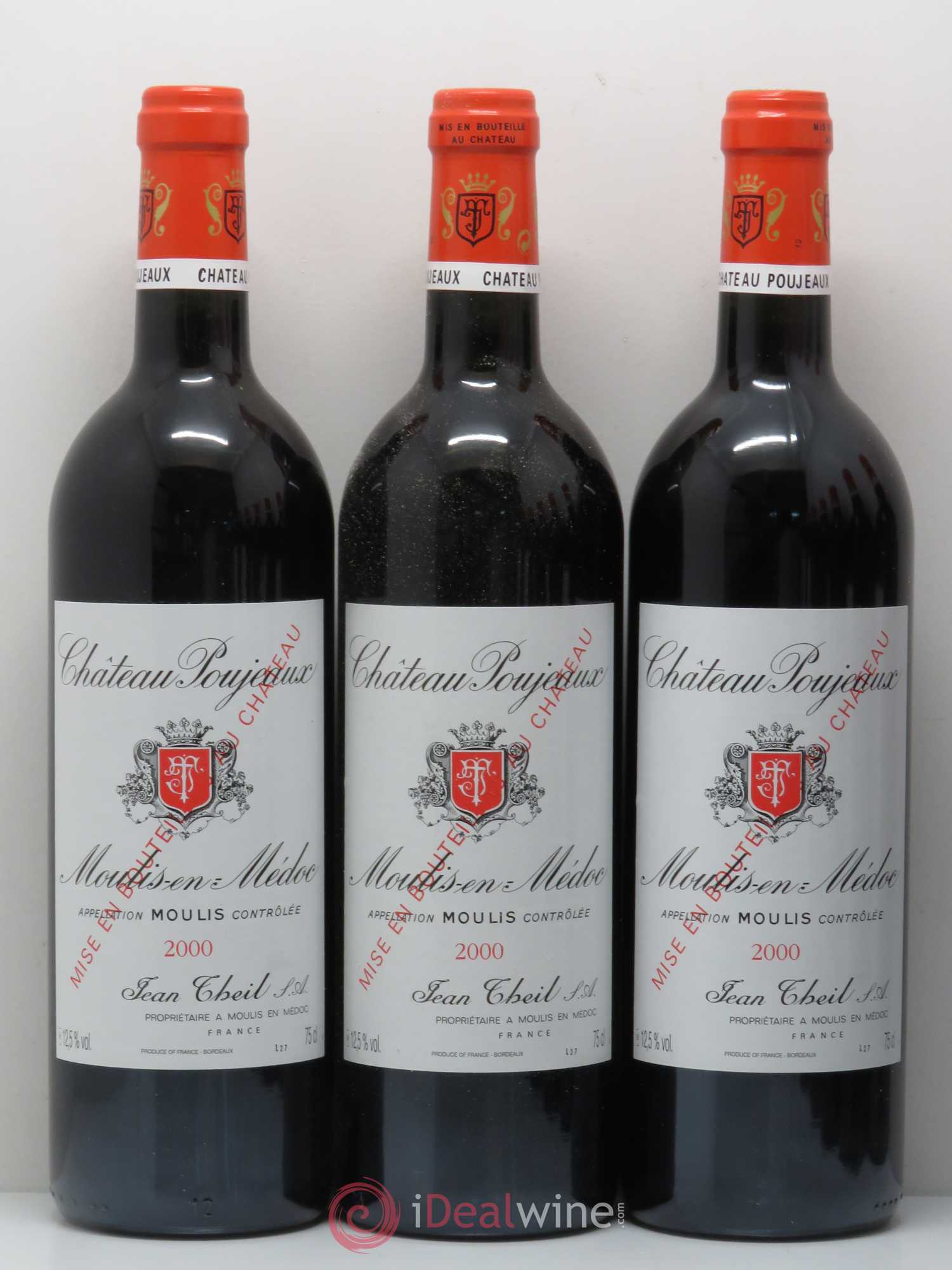 Château Poujeaux 2000 - Lot de 12 bouteilles - 2
