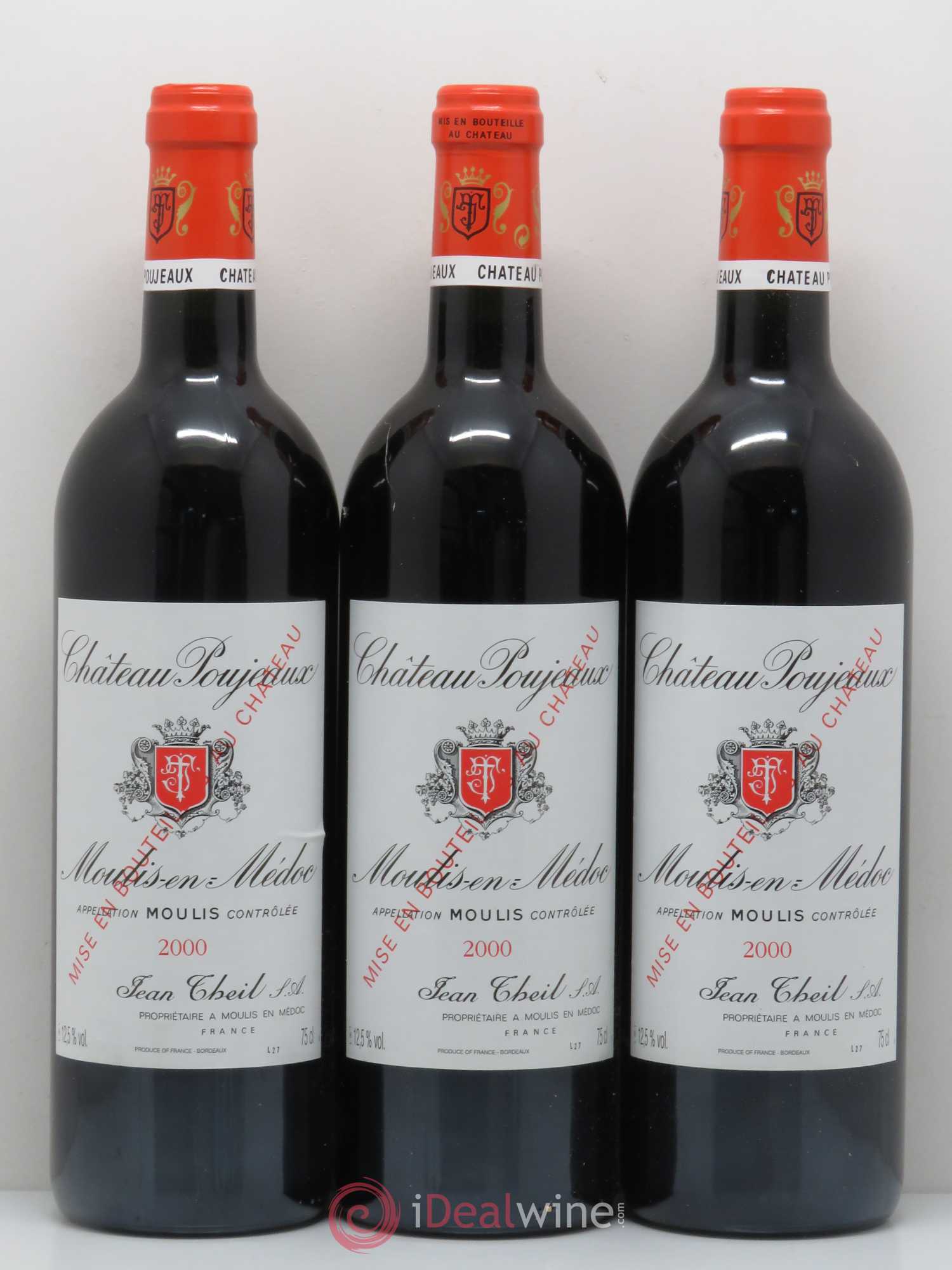 Château Poujeaux 2000 - Lot de 12 bouteilles - 4