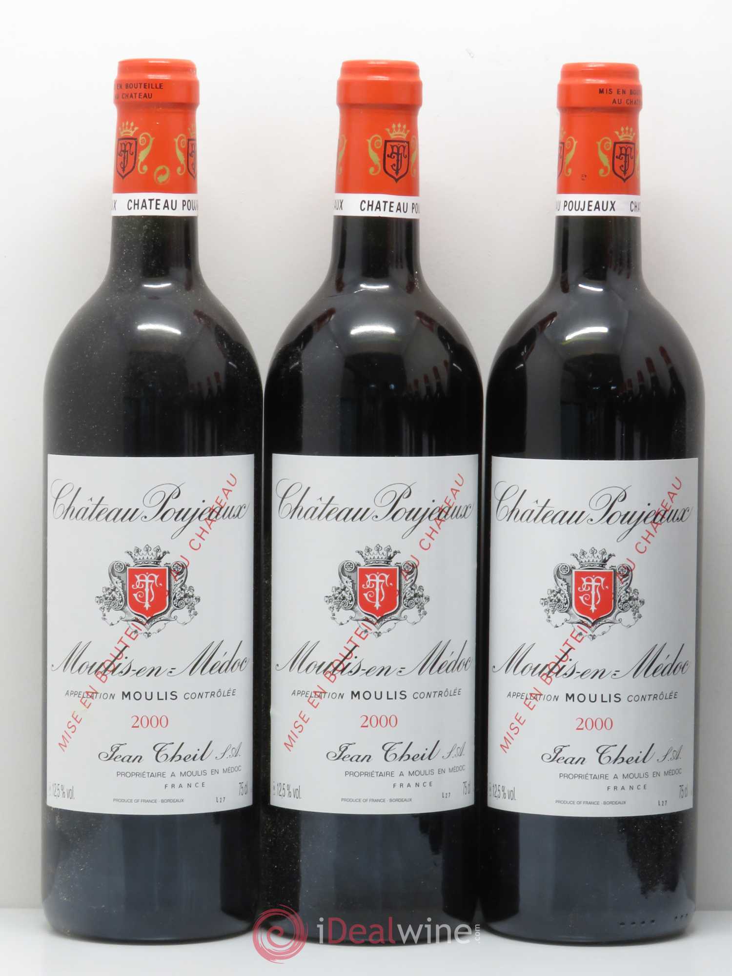 Château Poujeaux 2000 - Lot de 12 bouteilles - 2