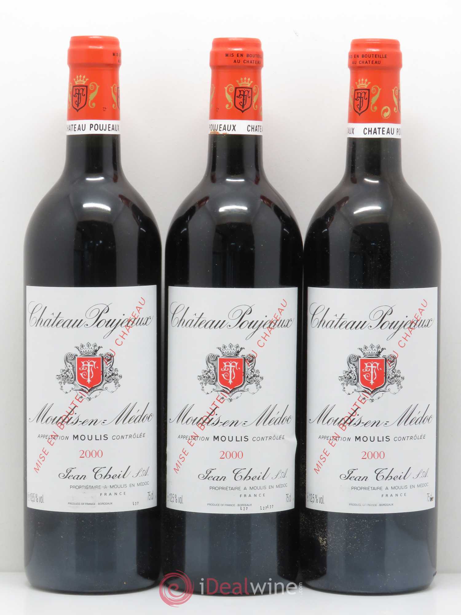 Château Poujeaux 2000 - Lot de 12 bouteilles - 4