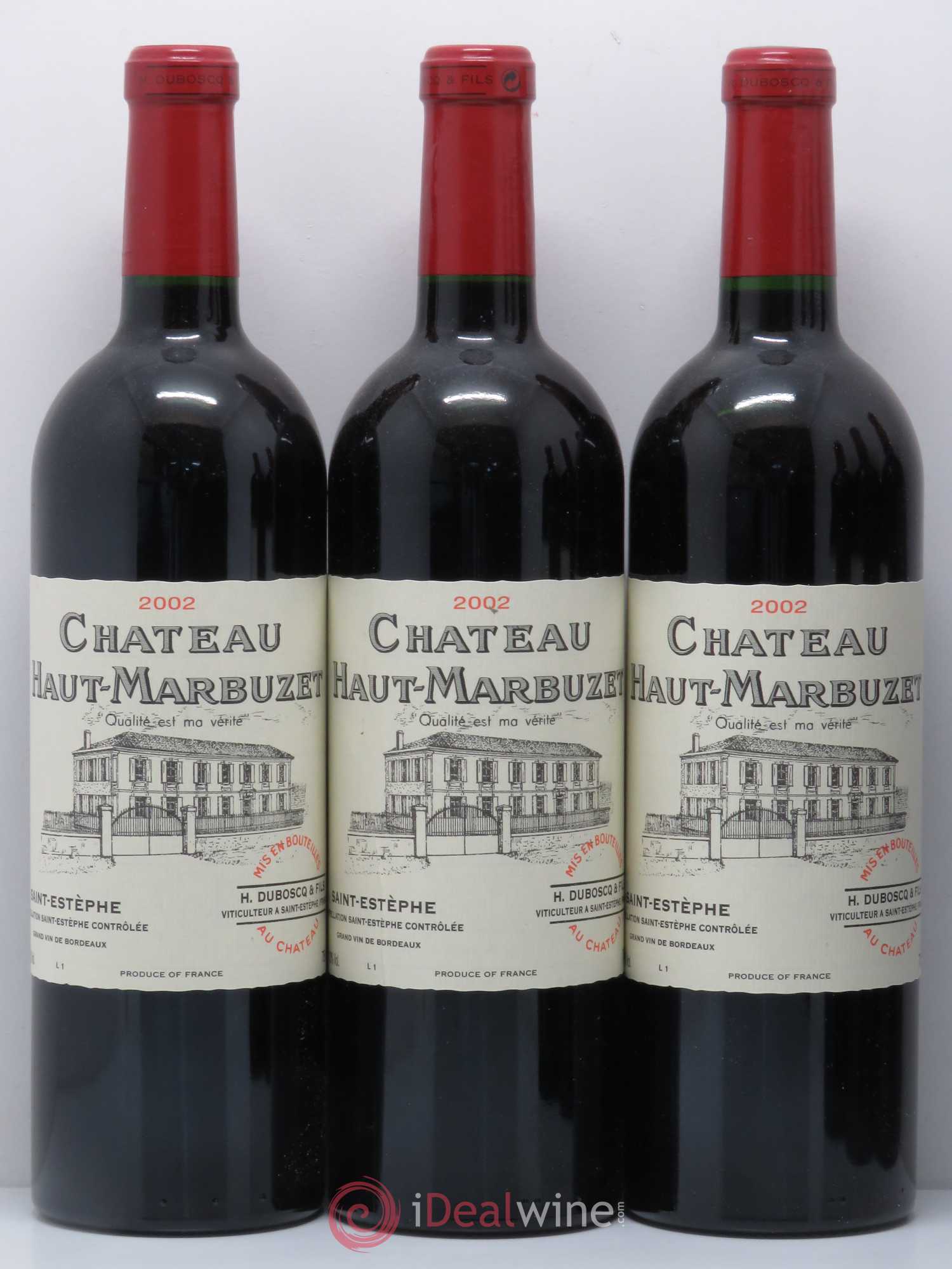 Château Haut Marbuzet 2002 - Lot de 12 bouteilles - 3
