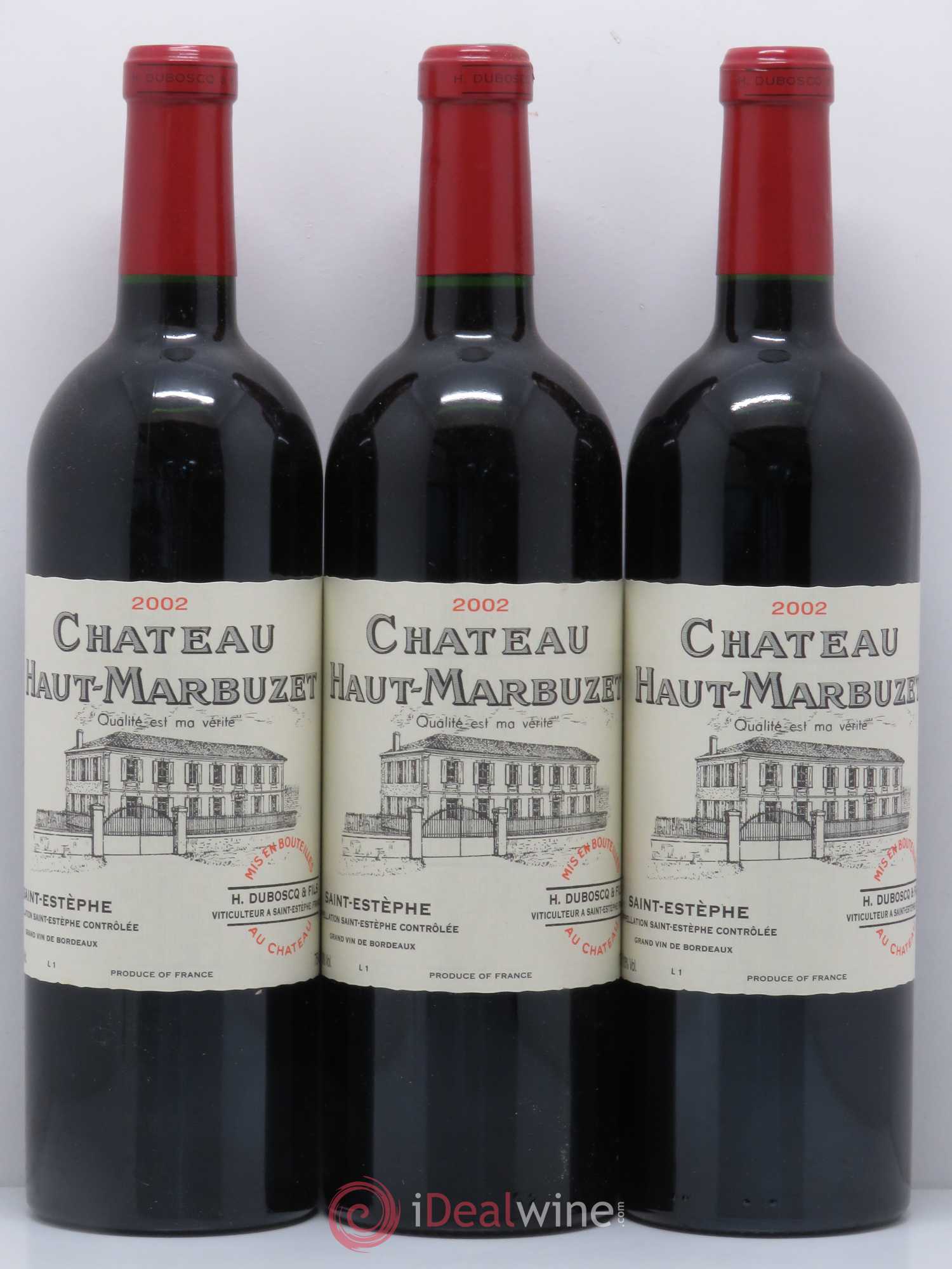 Château Haut Marbuzet 2002 - Lot de 12 bouteilles - 4