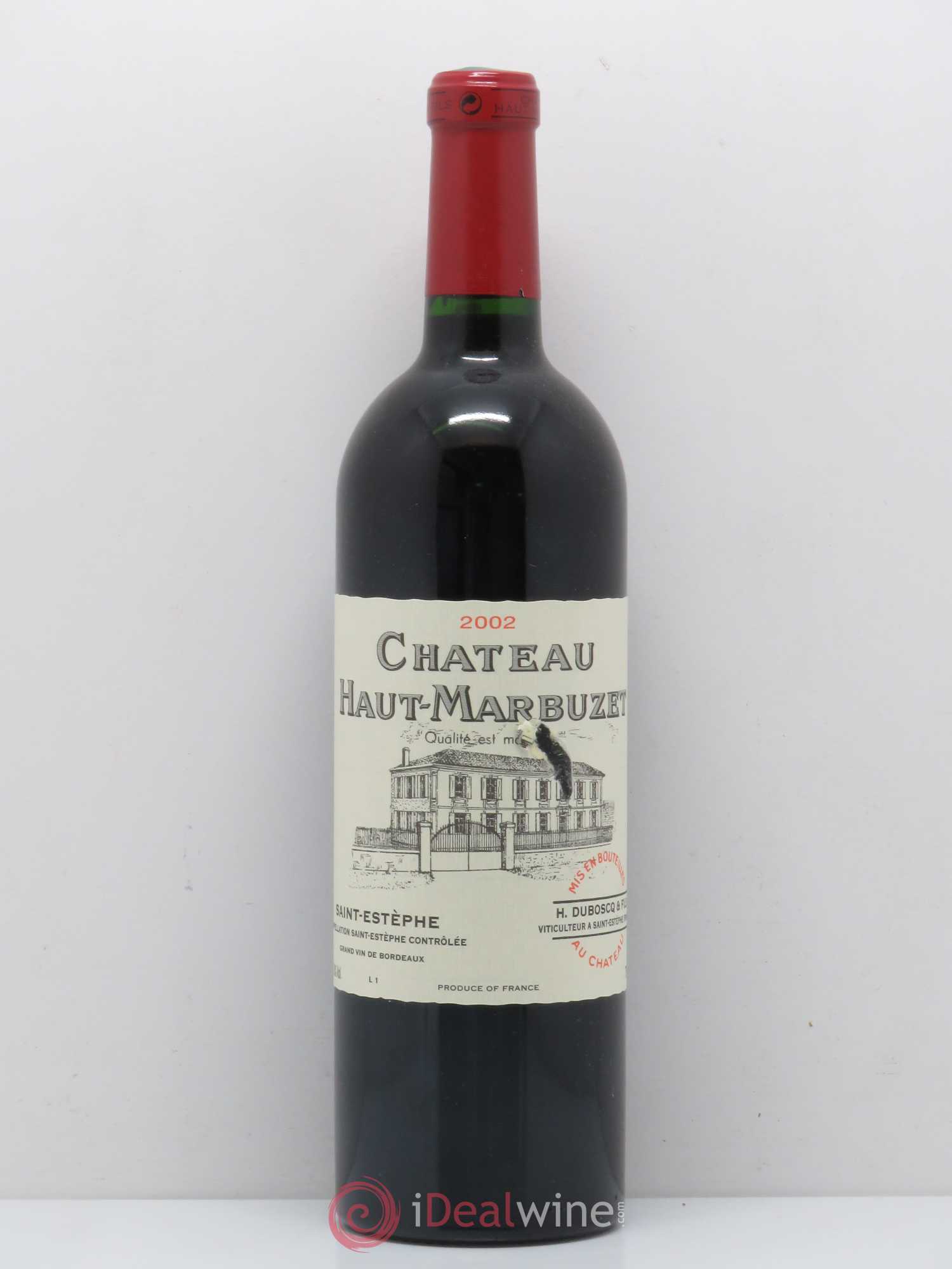 Château Haut Marbuzet 2002 - Lot de 1 bouteille - 0