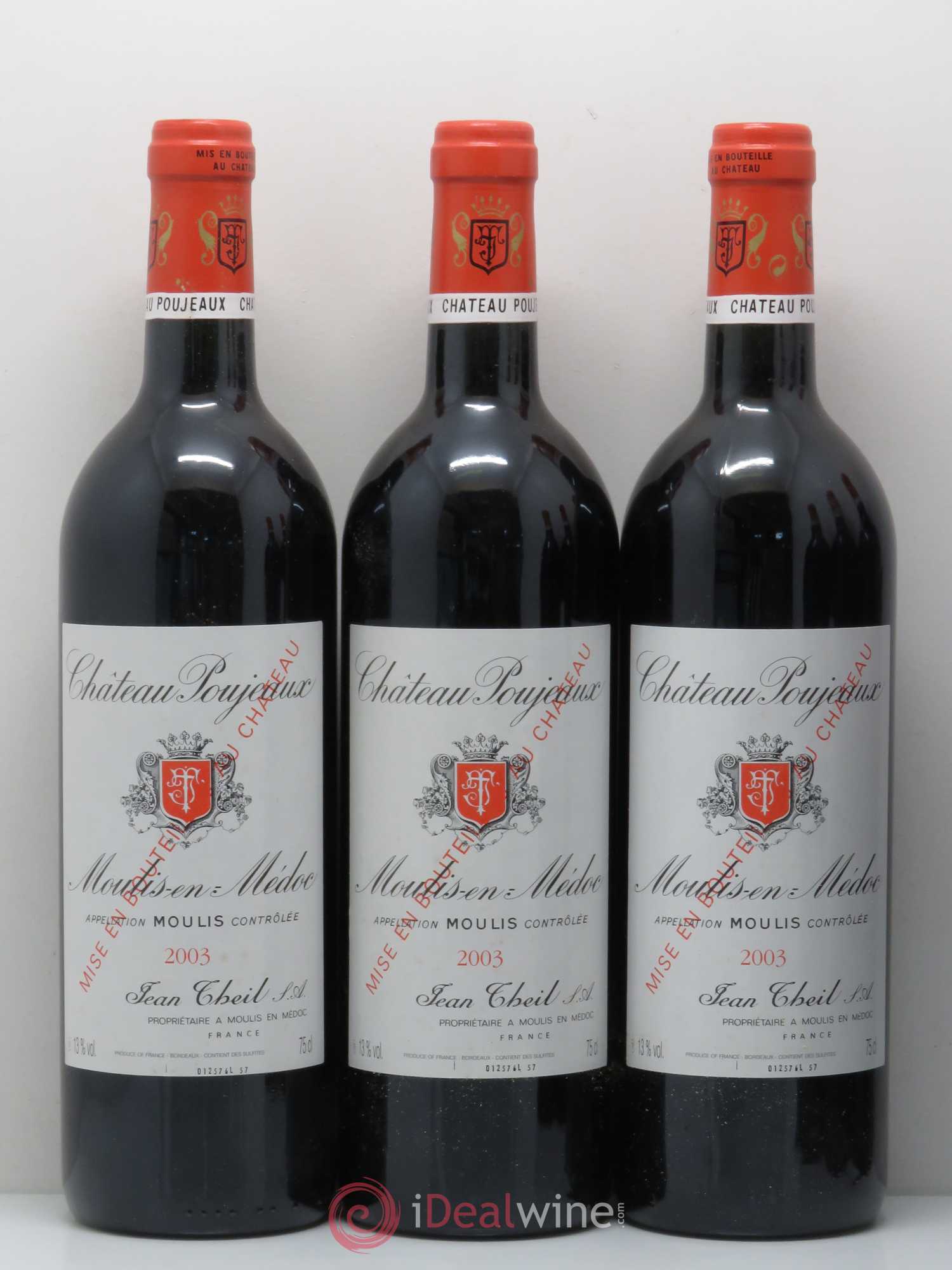 Château Poujeaux 2003 - Lot de 12 bouteilles - 3