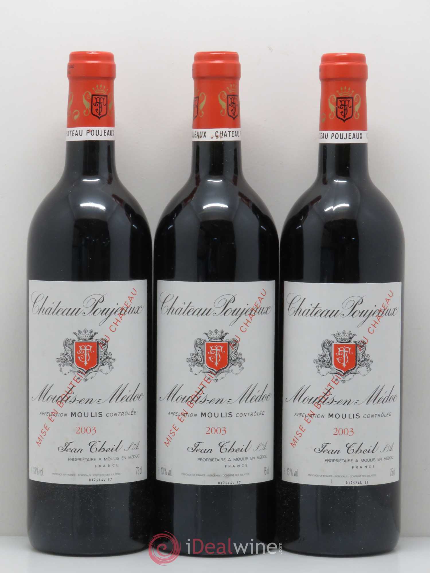 Château Poujeaux 2003 - Lot de 12 bouteilles - 4