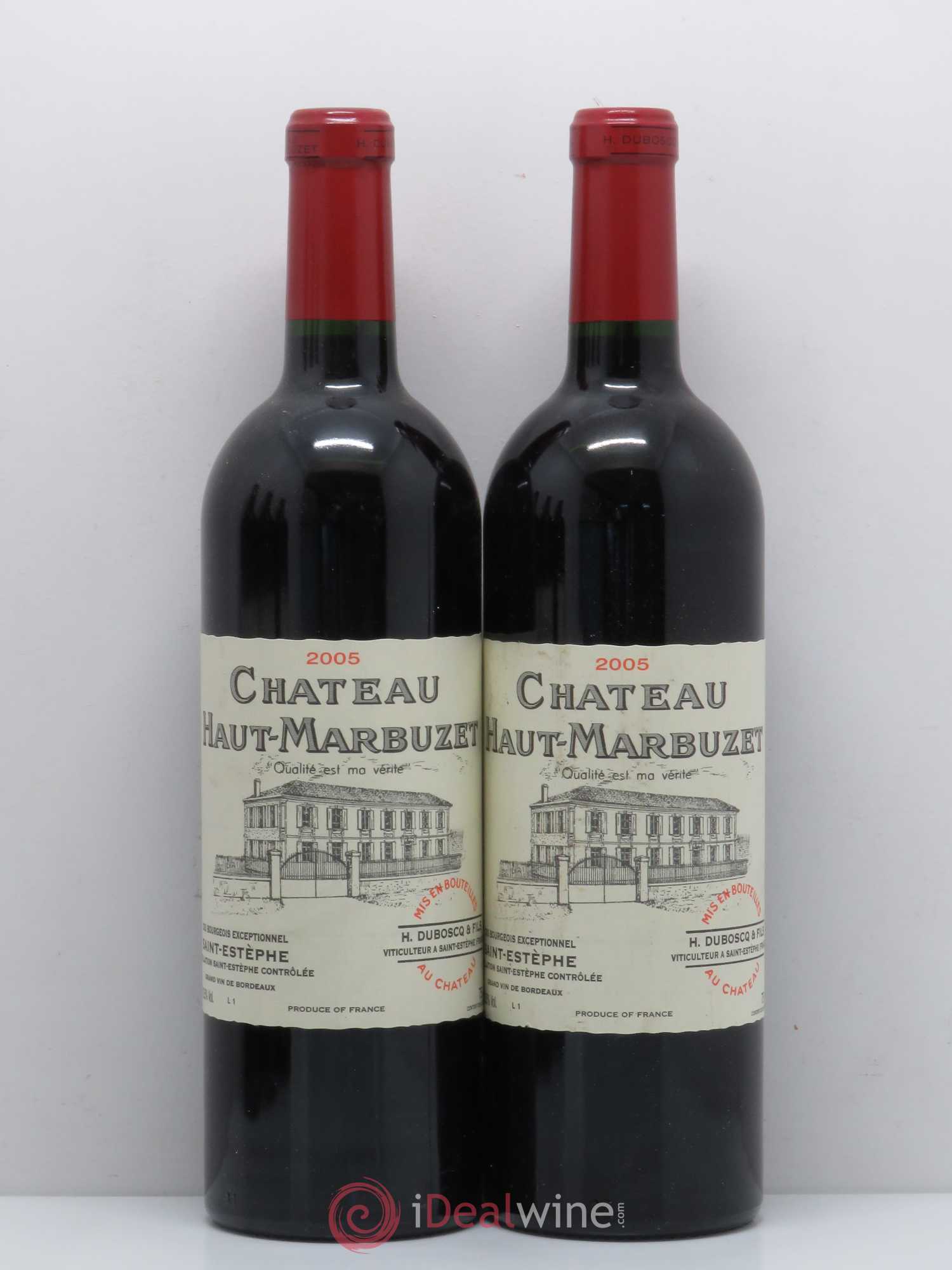 Château Haut Marbuzet 2005 - Lot de 5 bouteilles - 2