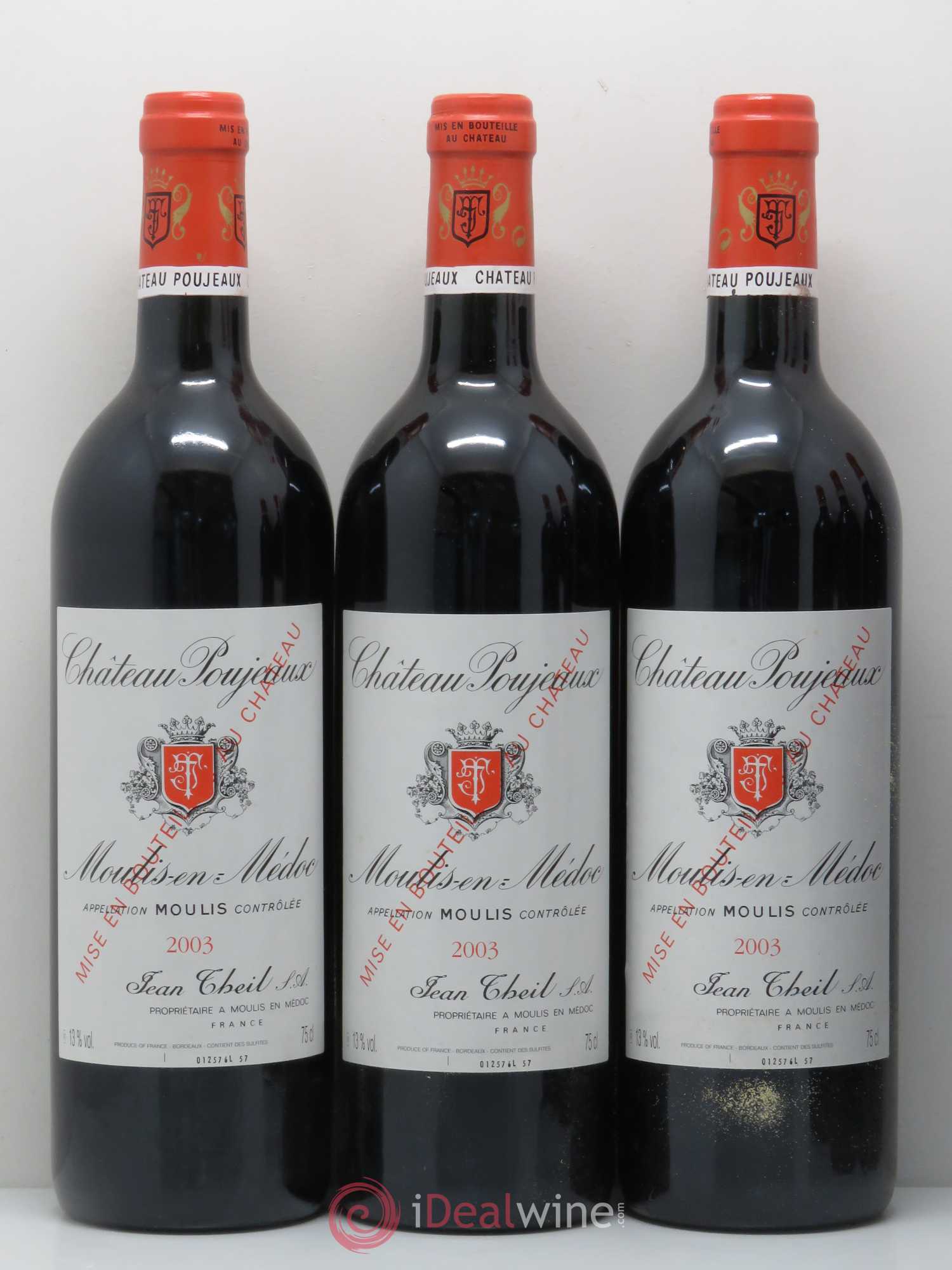 Château Poujeaux 2003 - Lot de 12 bouteilles - 3