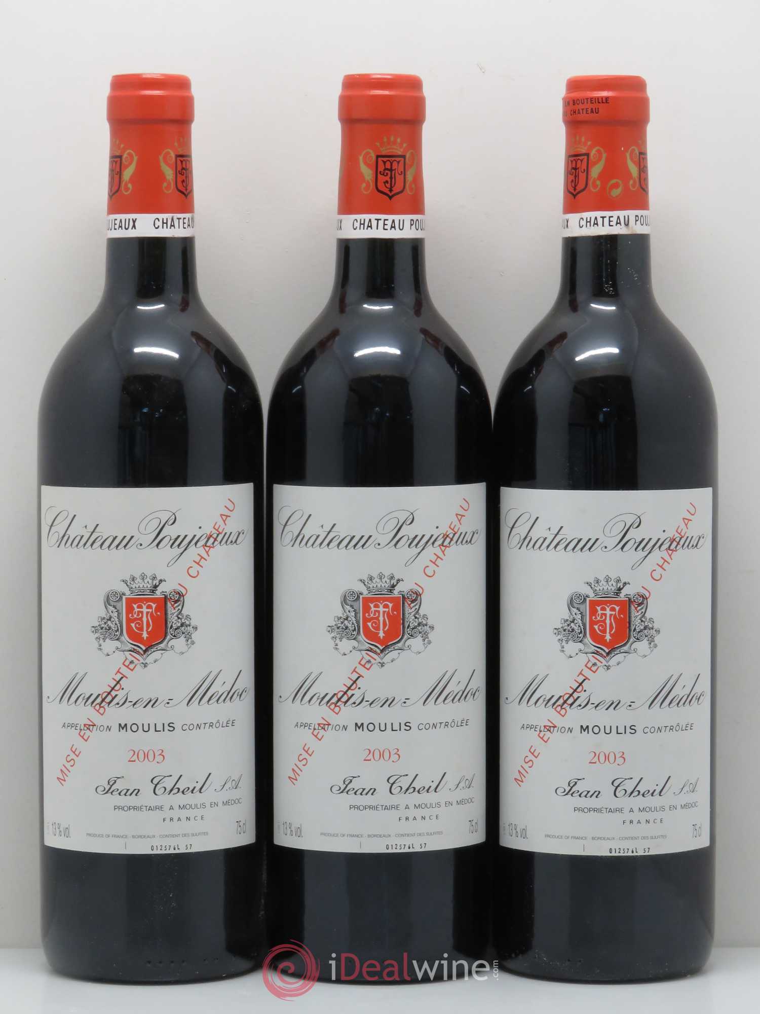 Château Poujeaux 2003 - Lot de 12 bouteilles - 4