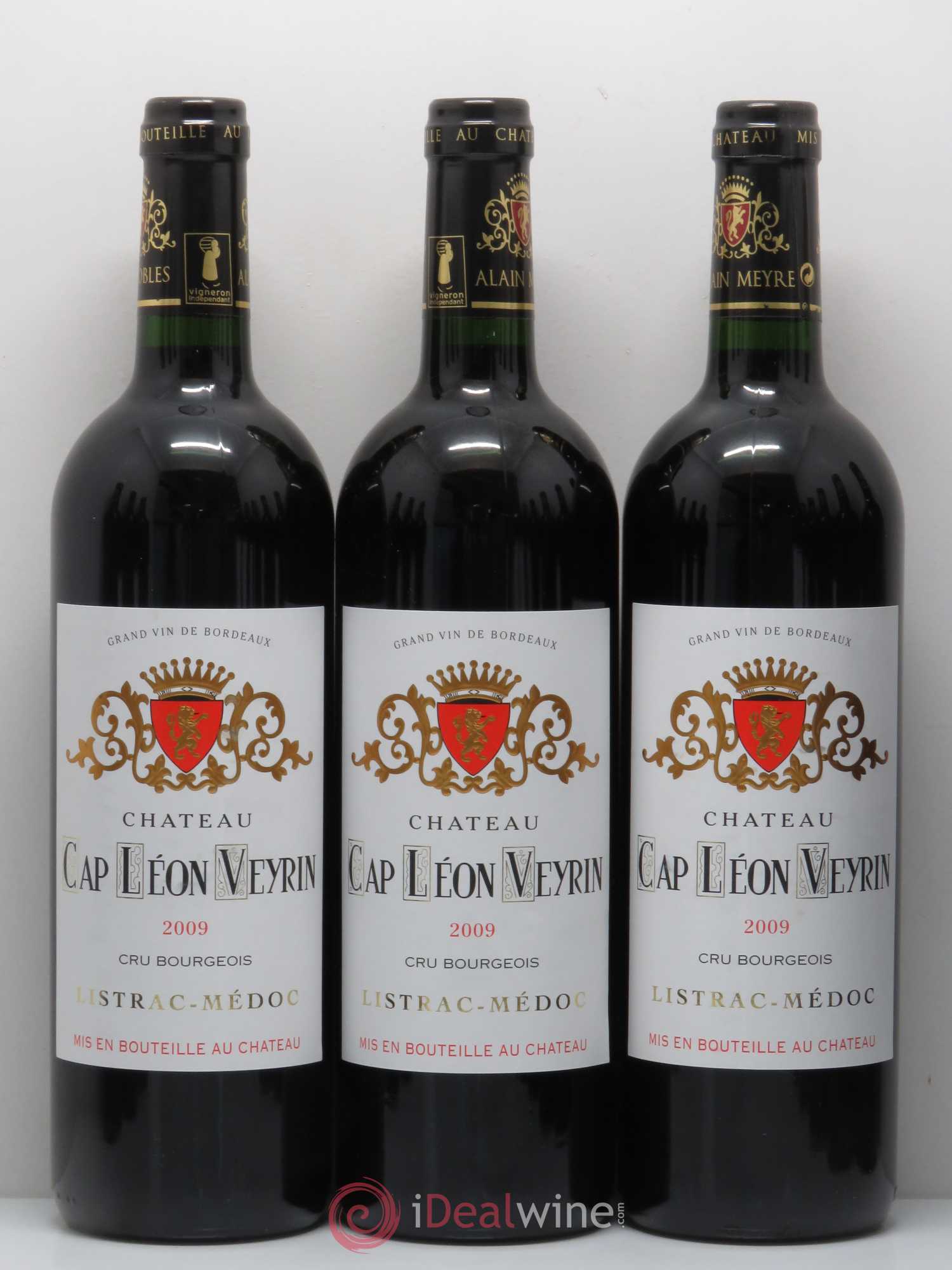 Listrac Château Cap Léon Veyrin 2009 - Lot de 12 bouteilles - 1