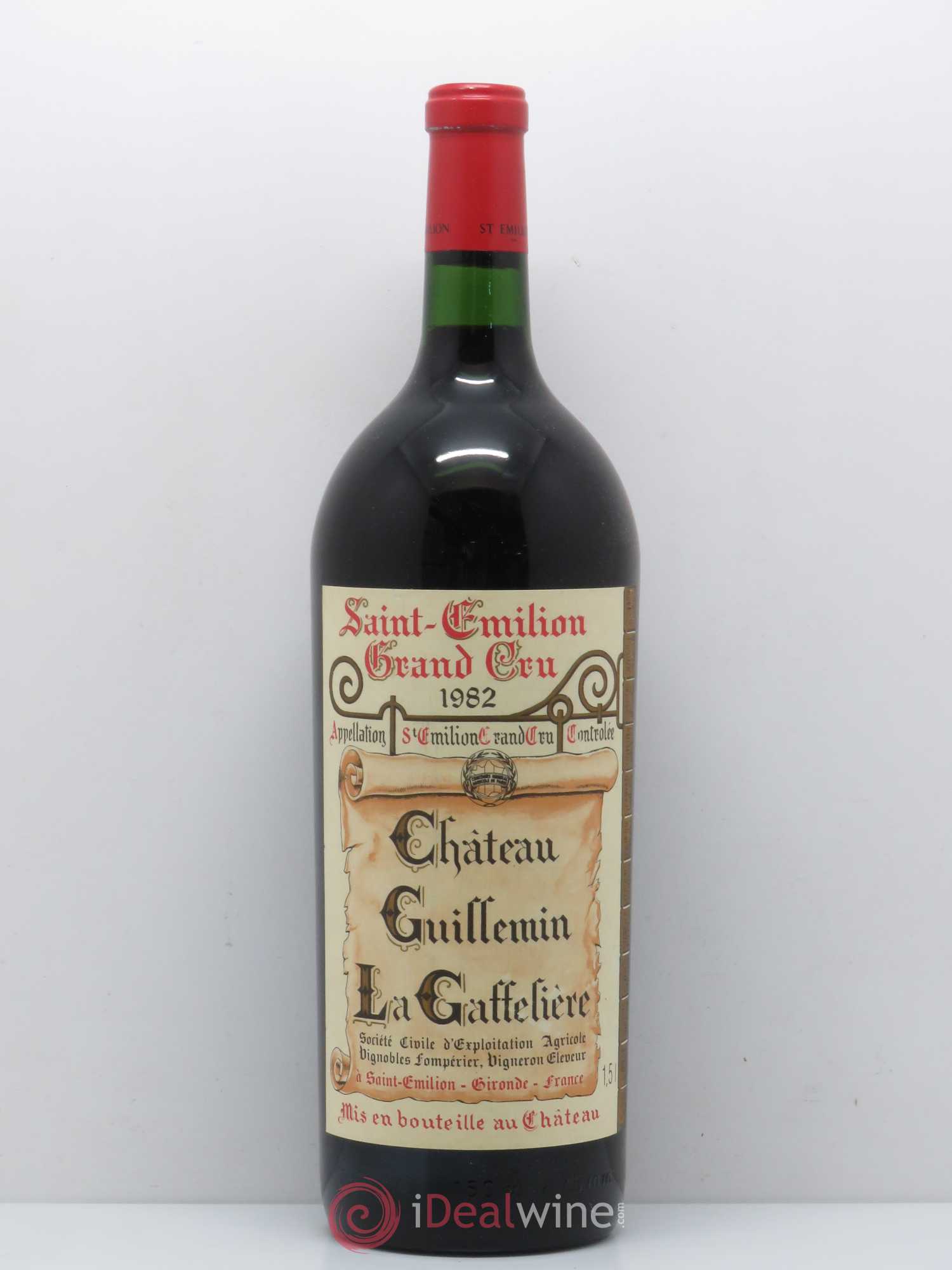 Saint-Émilion Guillemin Gaffelière 1982 - Posten von 1 Magnum - 0