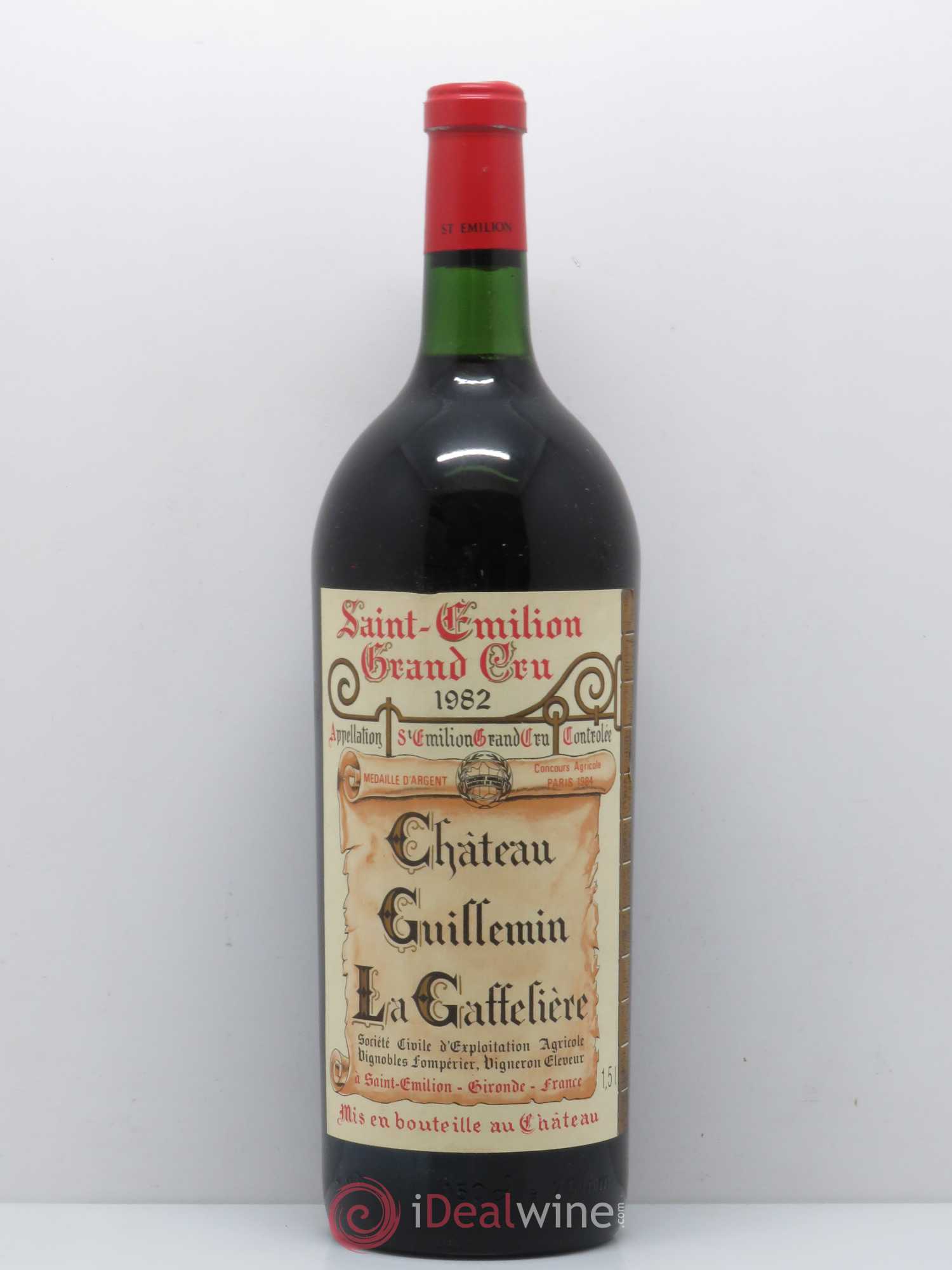 Saint-Émilion Guillemin Gaffelière 1982 - Posten von 1 Magnum - 0