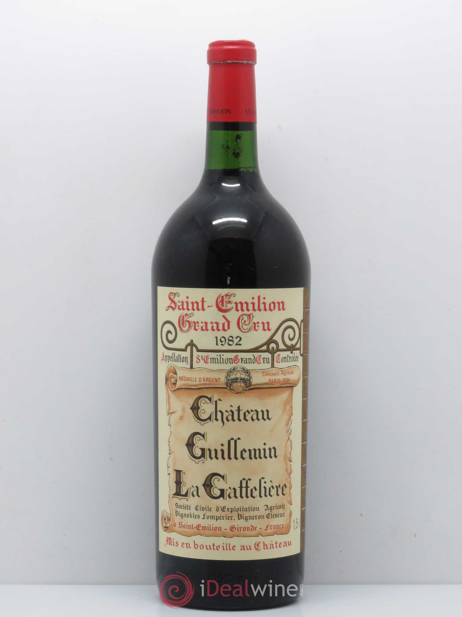 Saint-Émilion Guillemin Gaffelière 1982 - Posten von 1 Magnum - 0