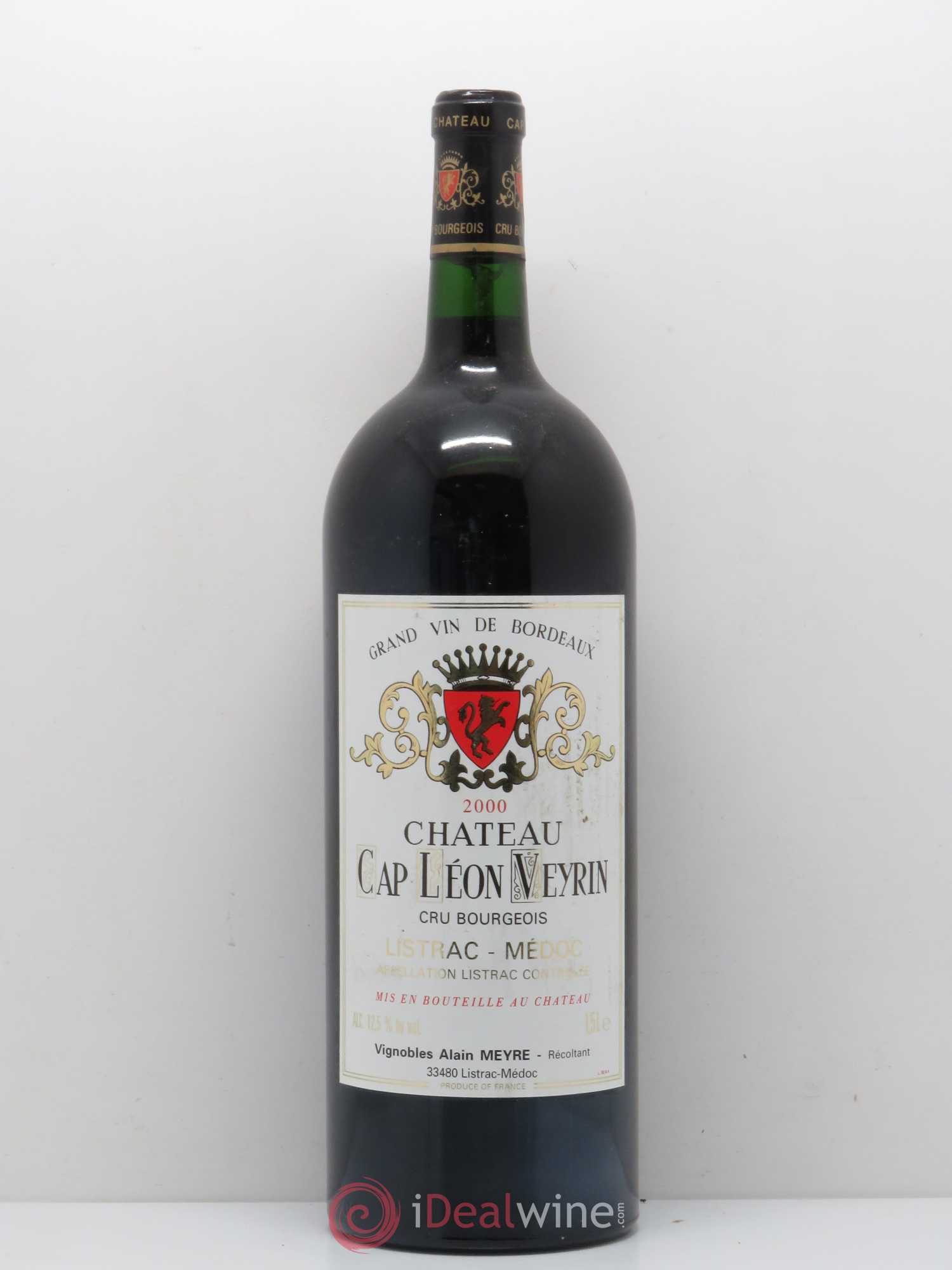 Listrac Château Cap Léon Veyrin 2000 - Posten von 1 Magnum - 0