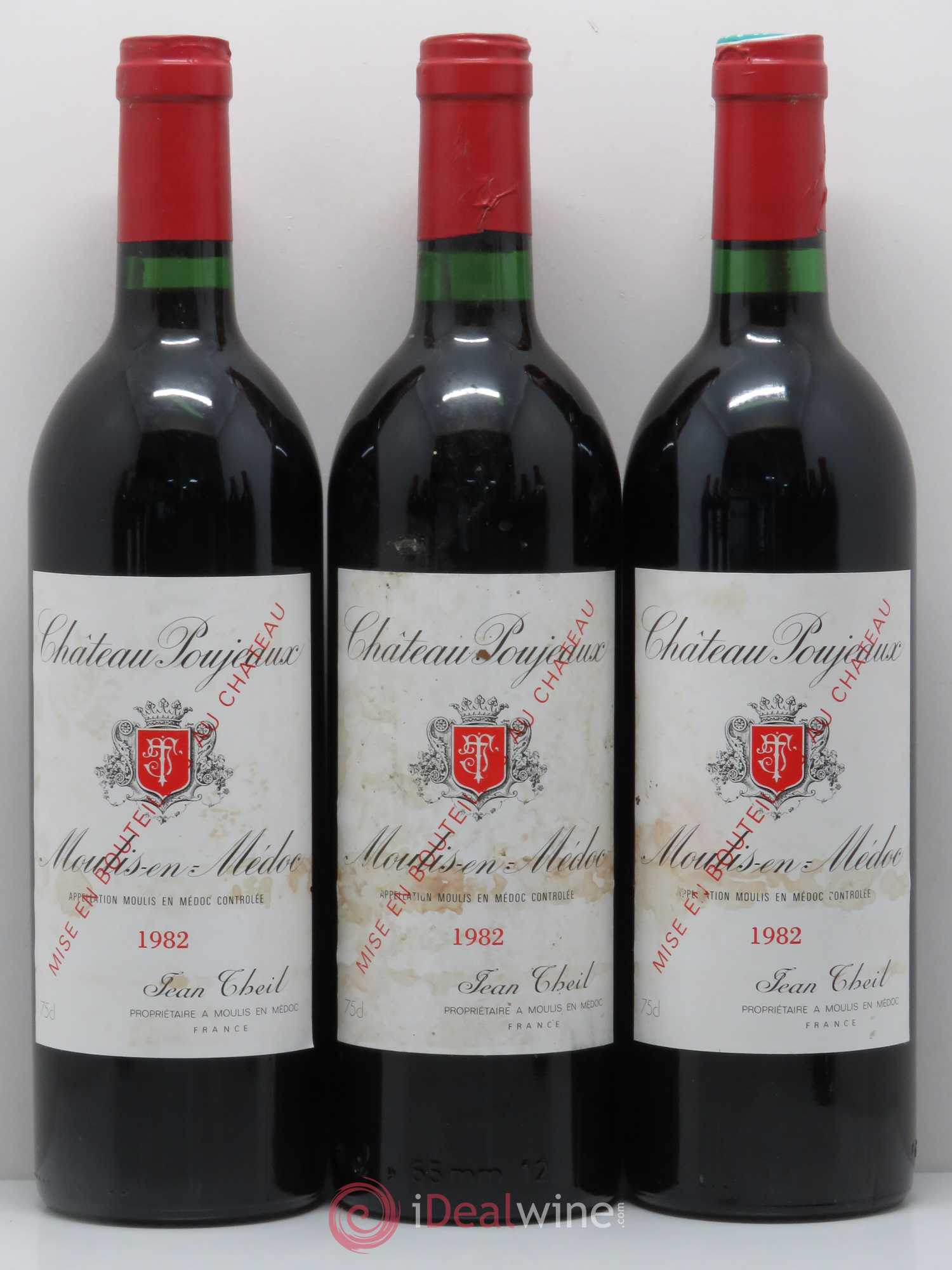 Château Poujeaux 1982 - Lot de 12 bouteilles - 2