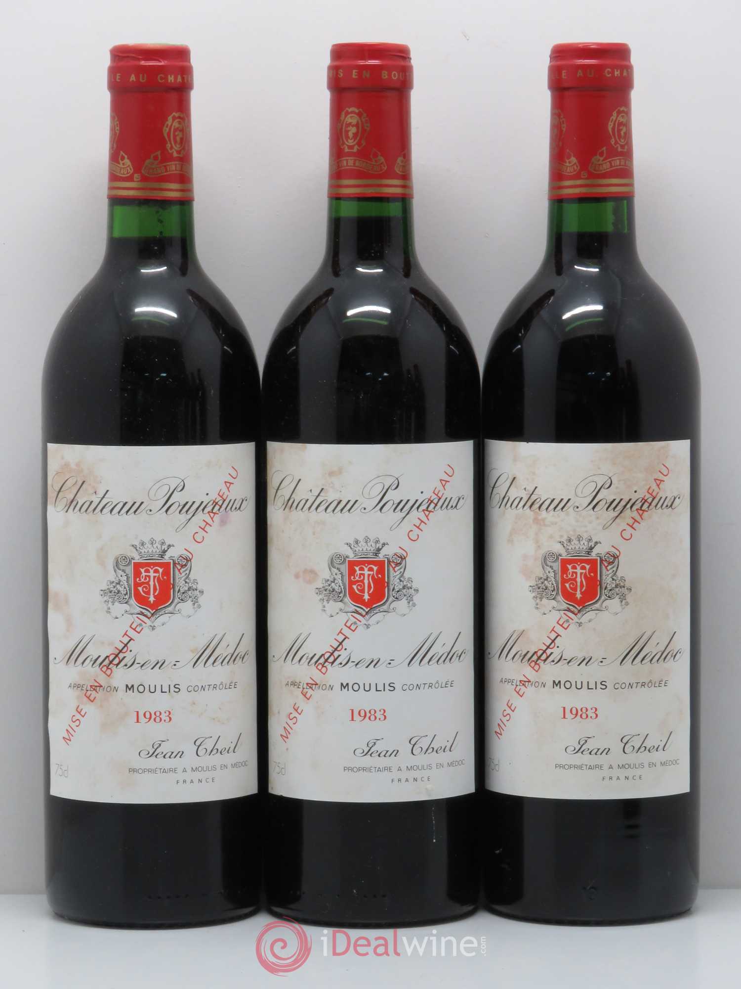Château Poujeaux 1983 - Lot de 12 bouteilles - 4