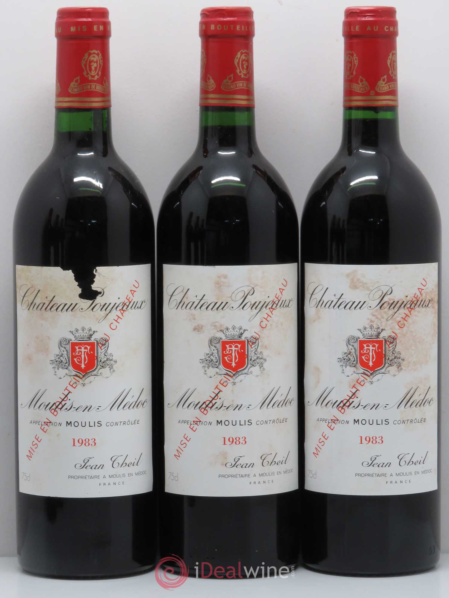 Château Poujeaux 1983 - Lot de 6 bouteilles - 2