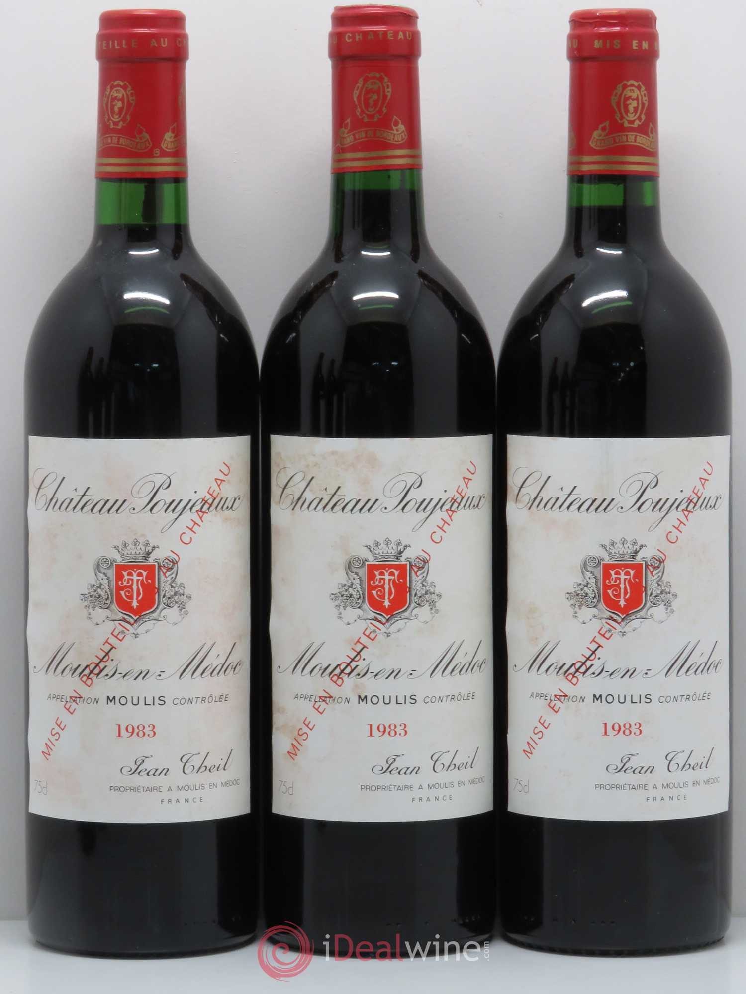 Château Poujeaux 1983 - Lot de 6 bouteilles - 2