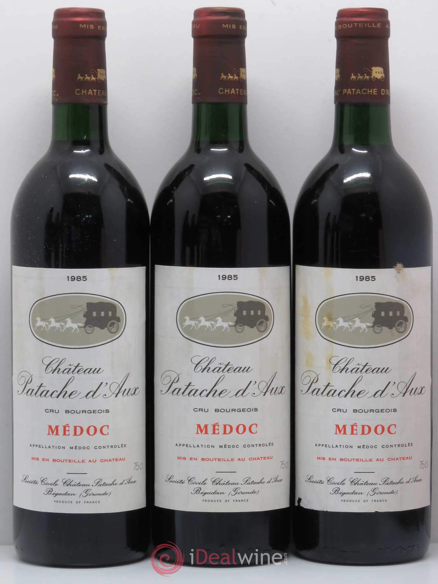 Château Patache d'Aux Cru Bourgeois 1985 - Lot de 12 bouteilles - 2