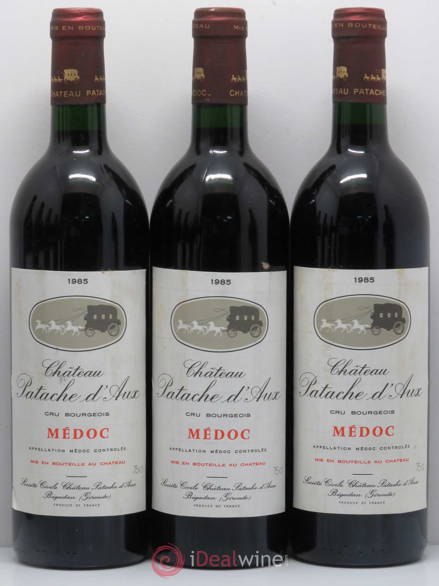 Château Patache d'Aux Cru Bourgeois 1985 - Lot de 12 bouteilles - 3