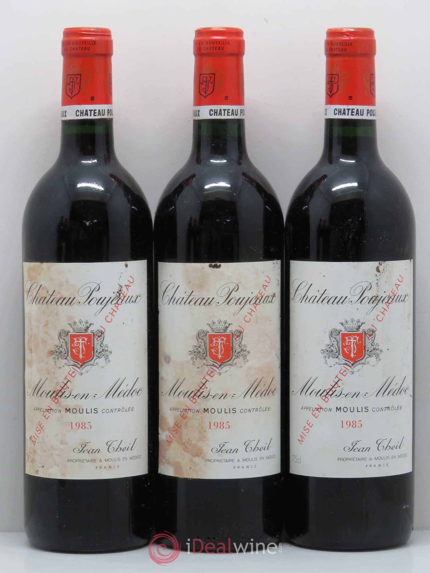 Château Poujeaux 1985 - Lot de 12 bouteilles - 2