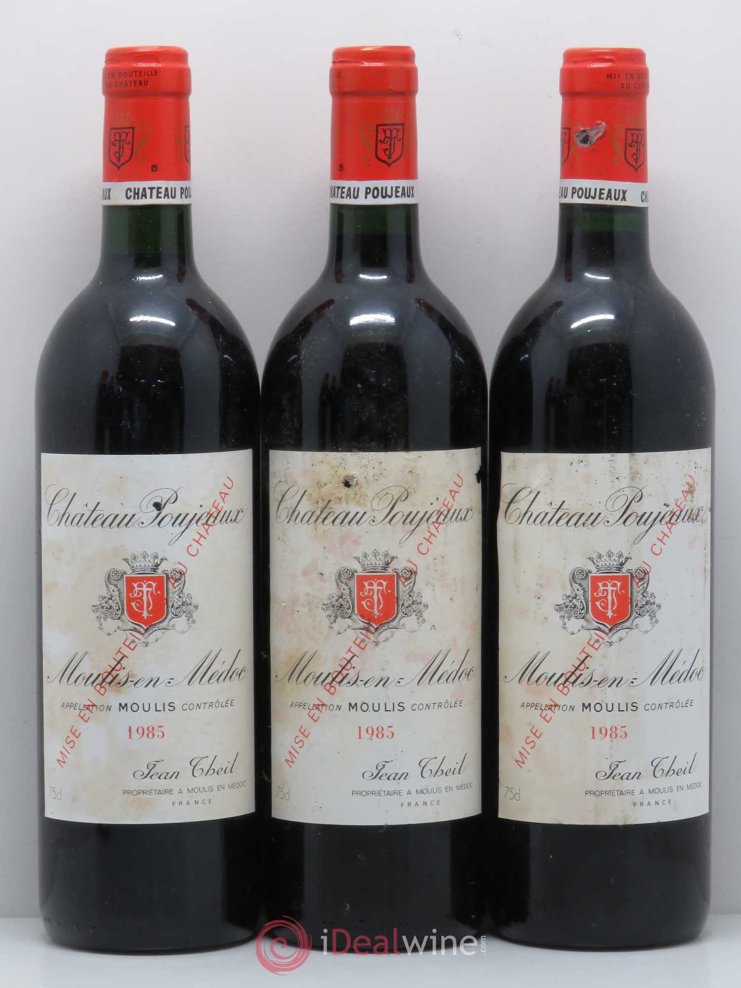 Château Poujeaux 1985 - Lot de 12 bouteilles - 3