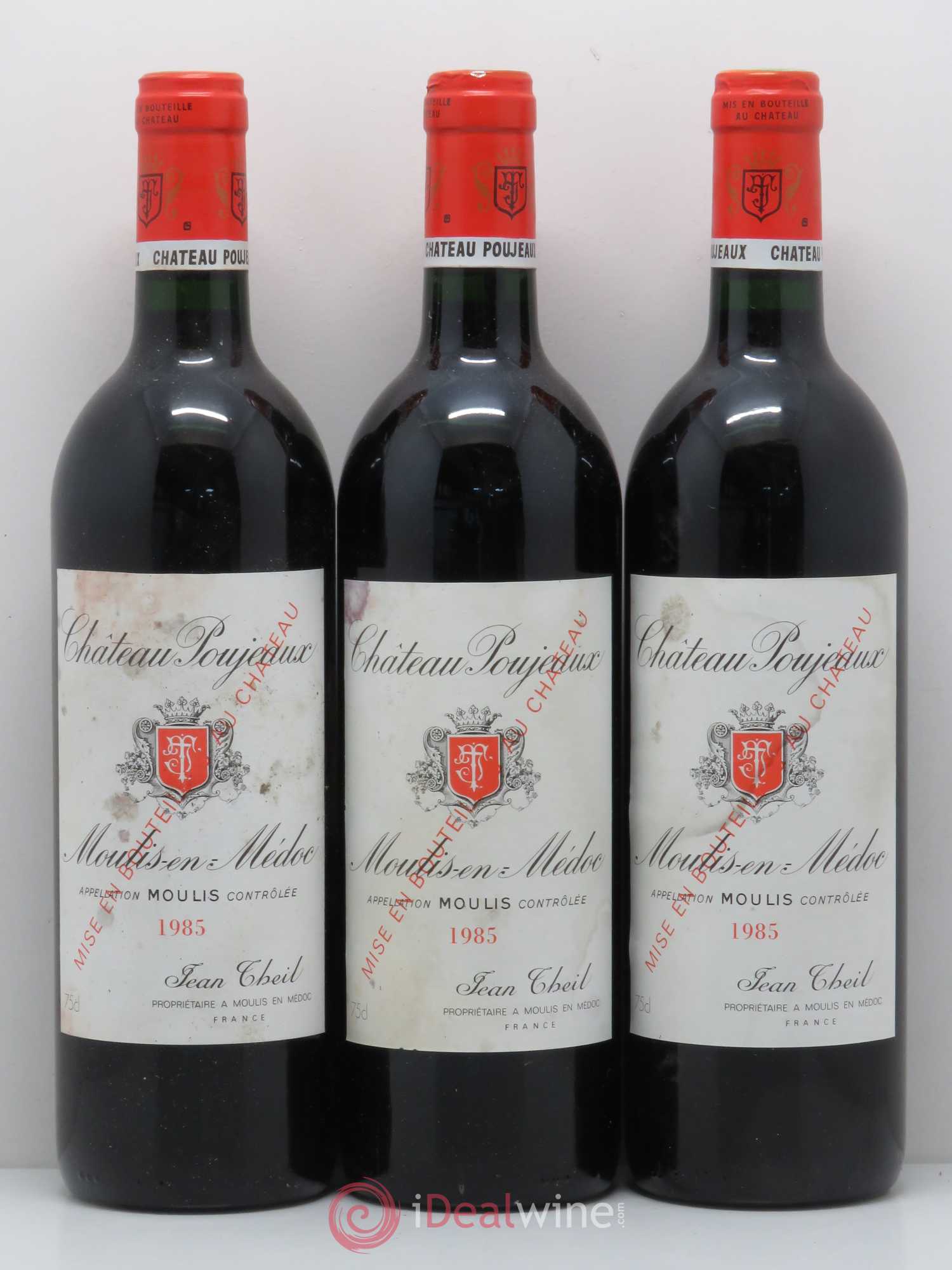 Château Poujeaux 1985 - Lot de 12 bouteilles - 1