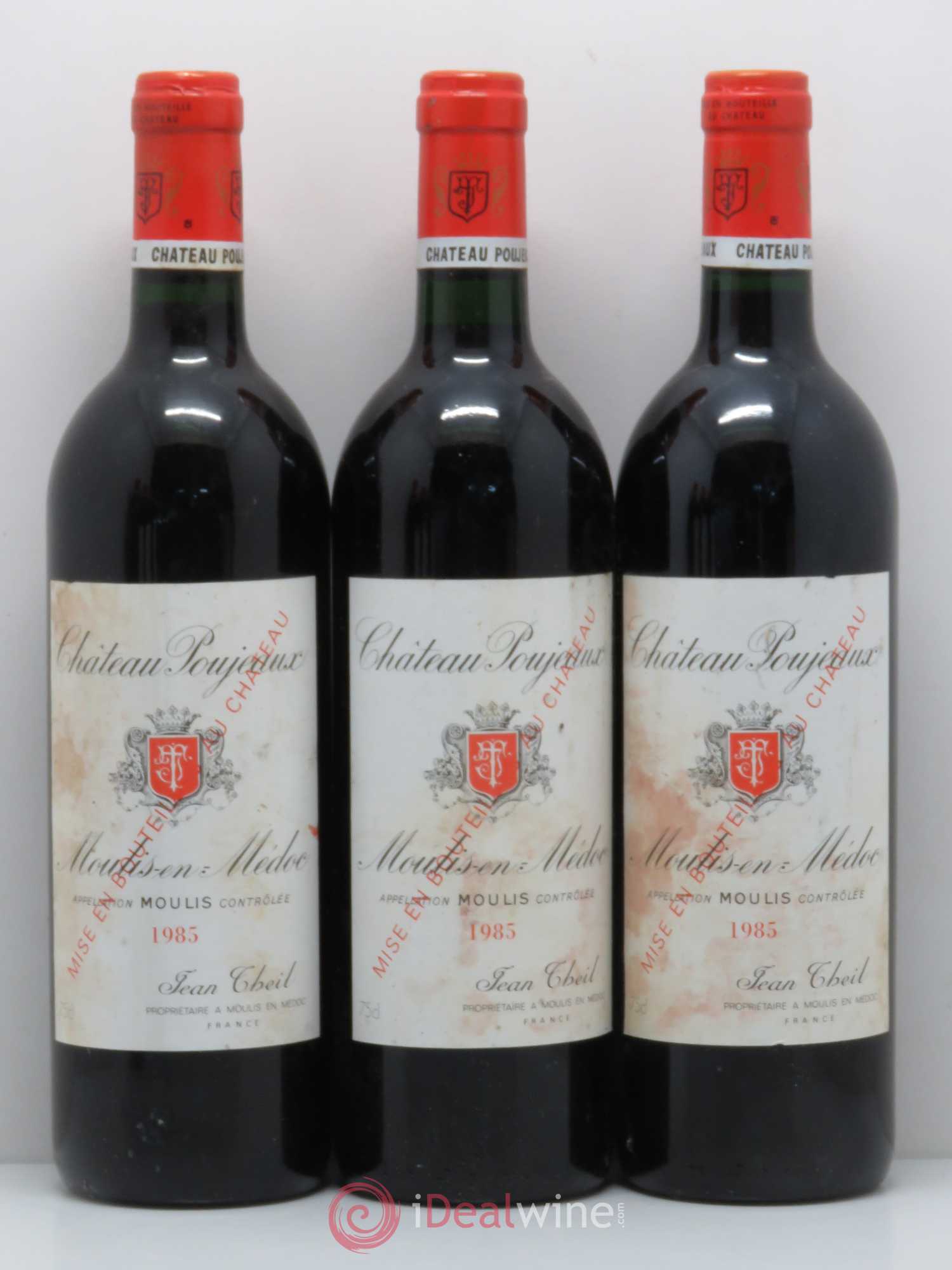 Château Poujeaux 1985 - Lot de 12 bouteilles - 2