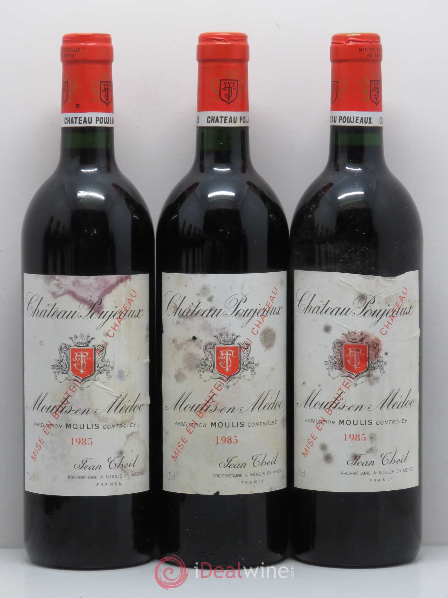 Château Poujeaux 1985 - Lot de 12 bouteilles - 3