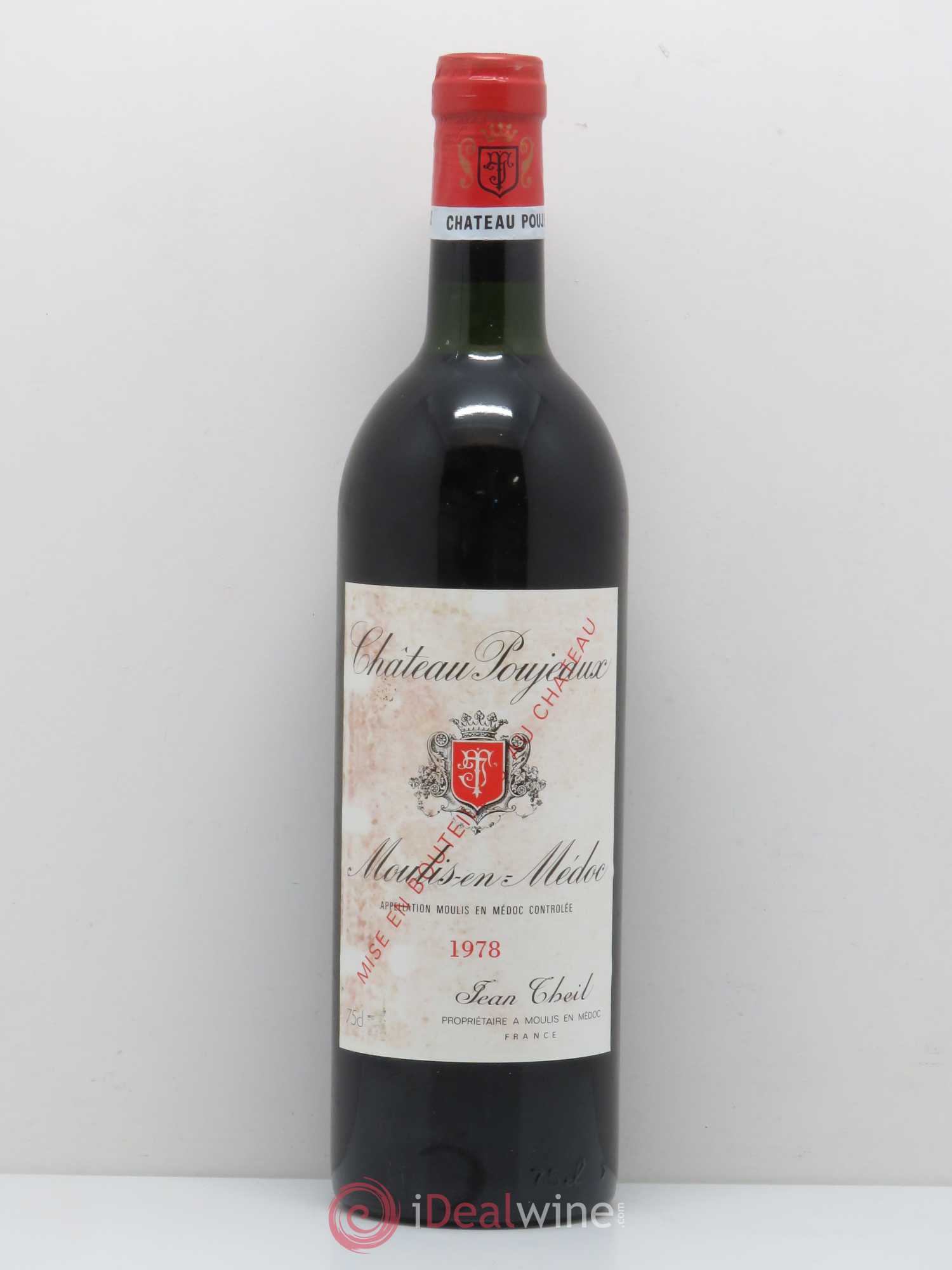 Château Poujeaux 1978 - Lot de 1 bouteille - 0
